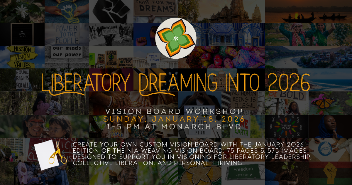 Liberatory Dreaming into 2026 (Detroit Workshop)