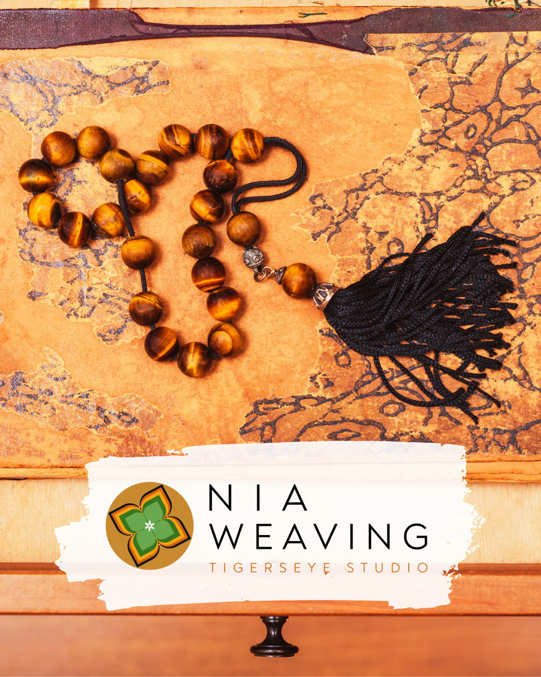 Tigerseye stone rosary/tasbih