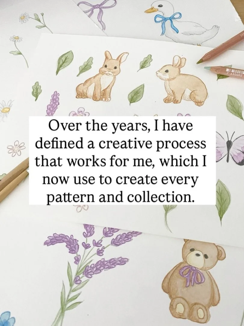 It took a while to find a way of working that felt right for me, and to master it. Over time, I discovered the importance of every single step: defining the motifs, their relationships, the colours and the sizes well in advance is essential for a suc