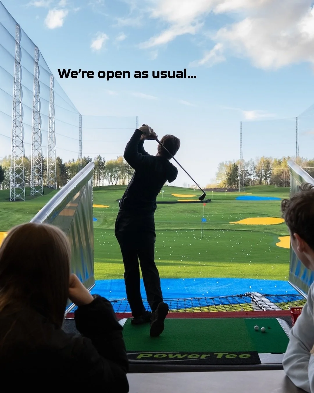 WE&rsquo;RE OPEN AS USUAL ON BANK HOLIDAYS ⚠️
Play, Putt, Practice. See you over the BH weekend!