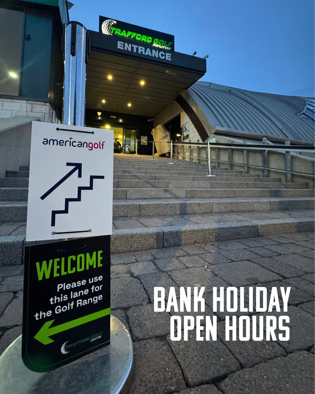 Bank Holiday plans? ⛳
We'll be here. See you on the range 👋
📍M17 8PG | Free parking