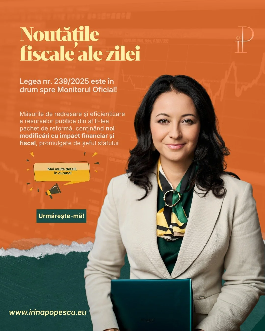 Astăzi, cel de-al doilea pachet de măsuri al reformei bugetare a fost, &icirc;ntr-un final, promulgat prin Decretul nr. 1152/2025, devenind astfel Legea nr. 239/2025 privind stabilirea unor măsuri de redresare şi eficientizare a resurselor publice şi