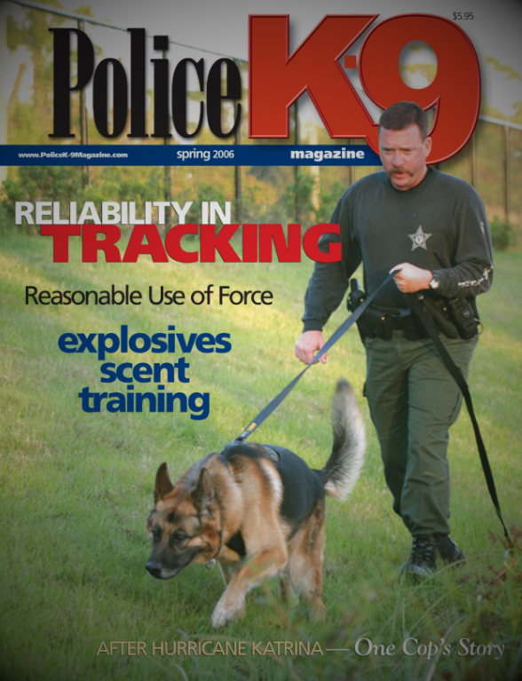 Police K9 magazine cover highlighting It's Not a Job.