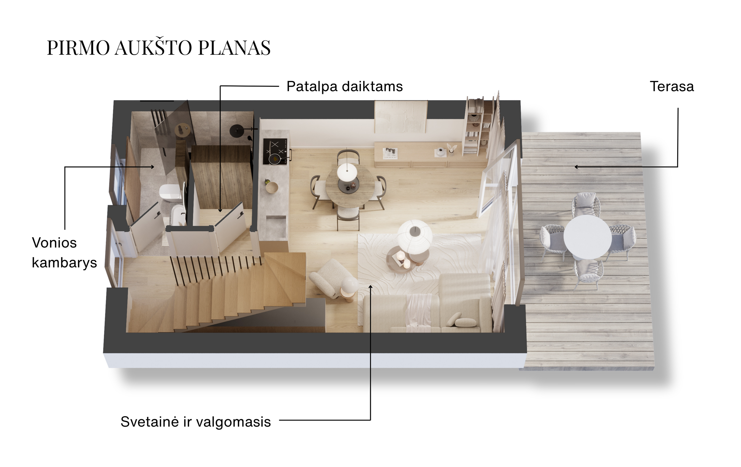 PIRMO AUKŠTO PLANAS