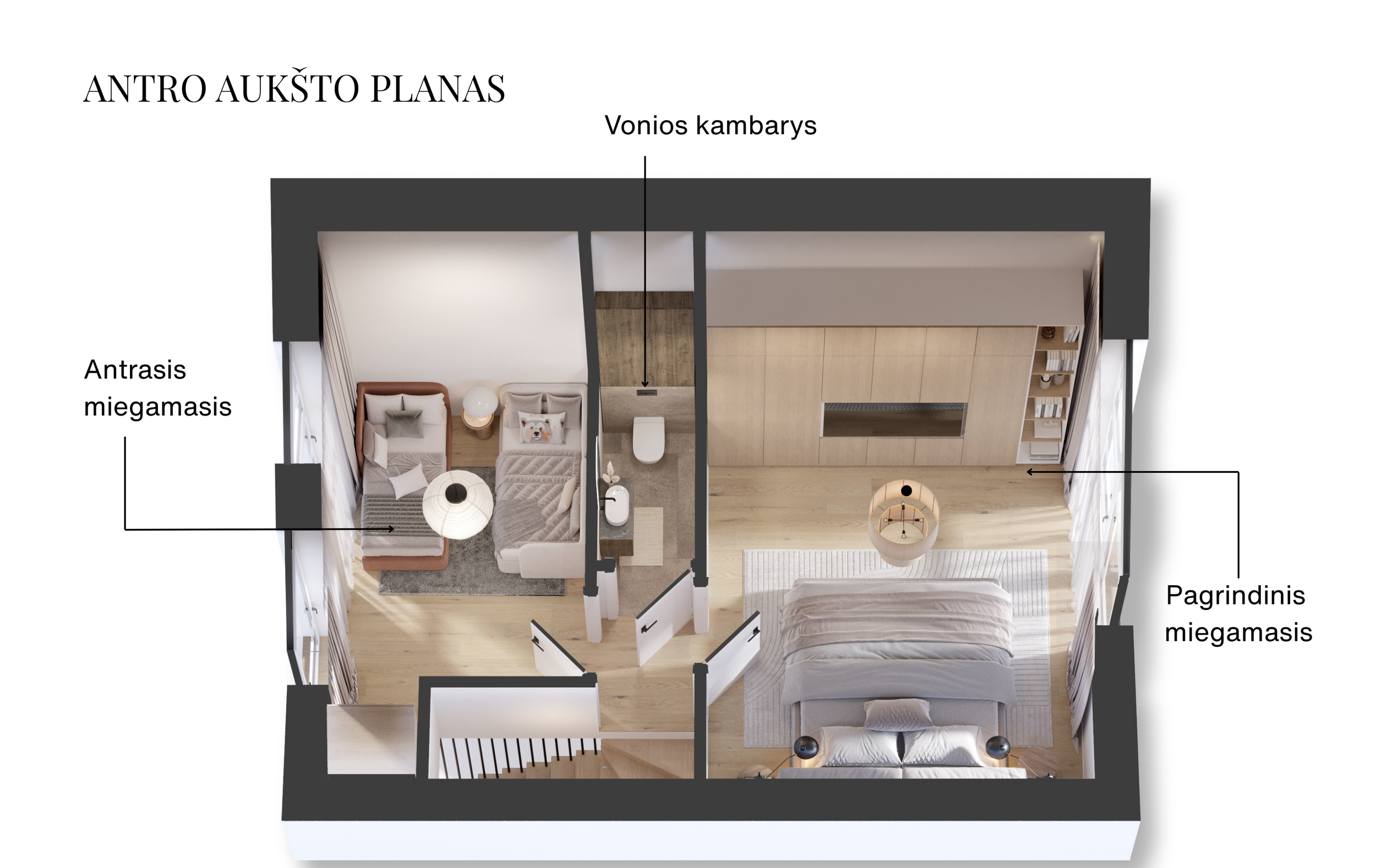 ANTRO AUKŠTO PLANAS