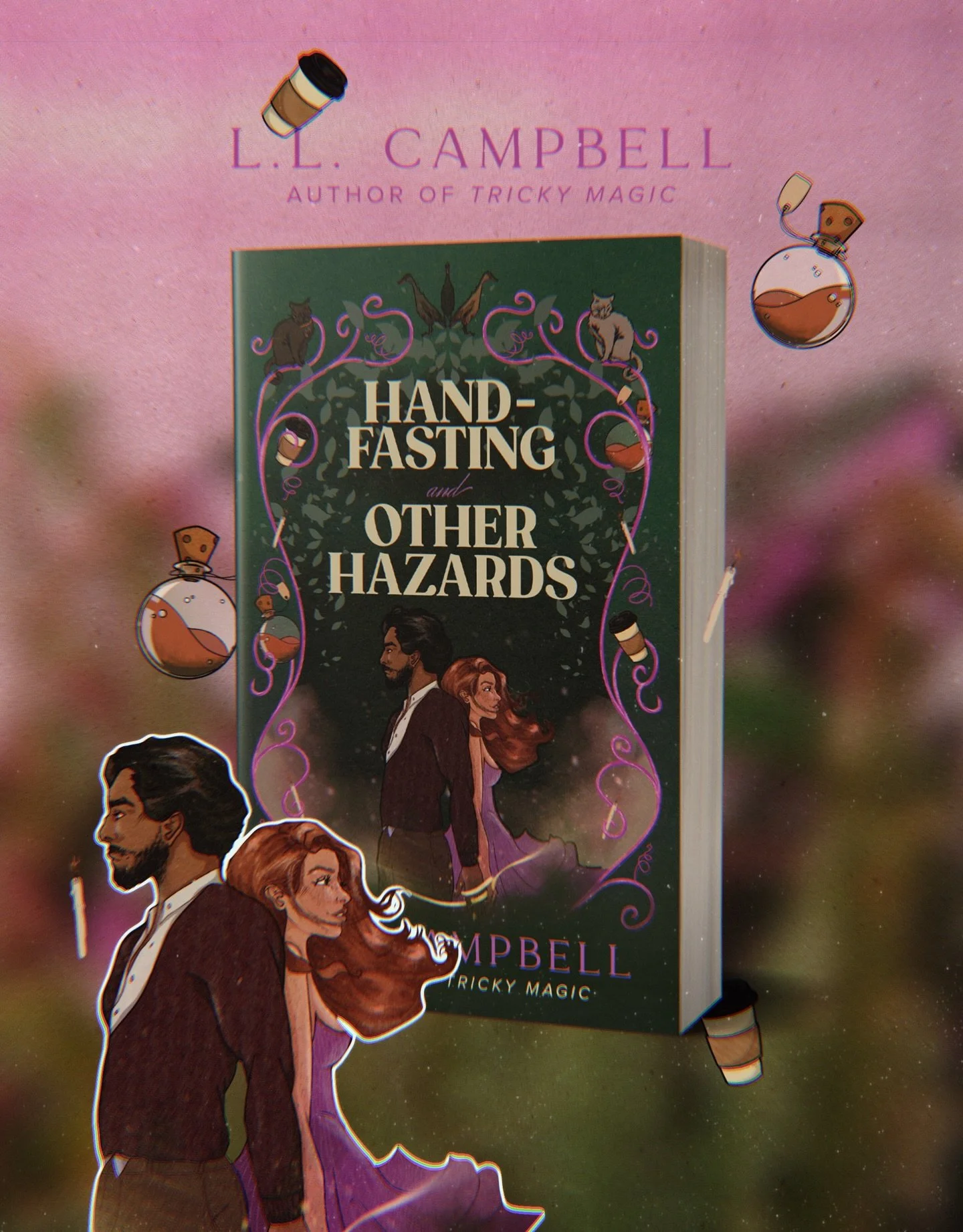 Just because I&rsquo;m still not over how much I love this cover and will probably never get over Loch and Nia. 

I also got to create the title page but if you&rsquo;ve read HFxOH already, you&rsquo;ve probably seen all the other magic that @authorl