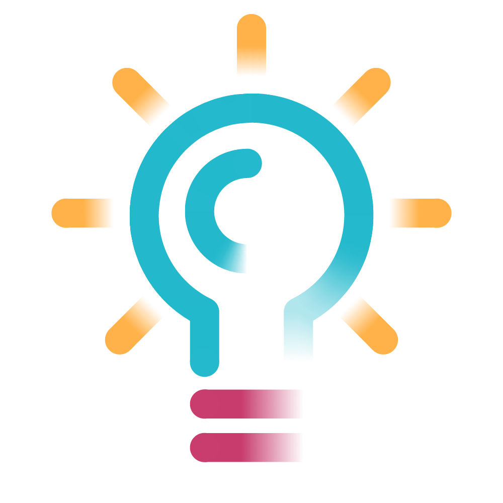 Une illustration combinant une ampoule et un symbole de question, avec un fond noir, symbolisant une idée ou une recherche d'innovation.