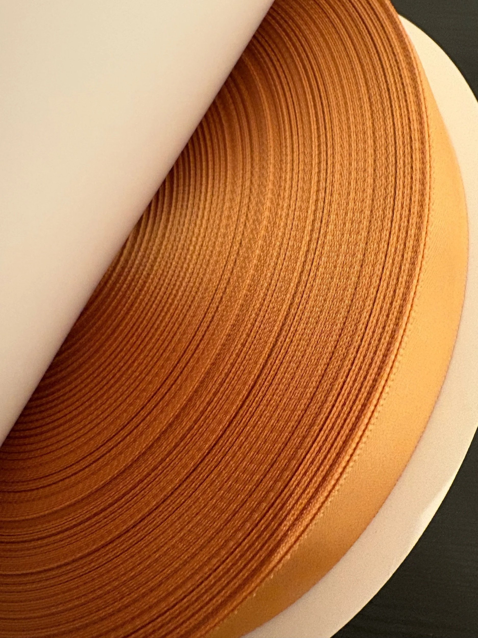 7/8" Double-Faced Satin Ribbon - GOLD