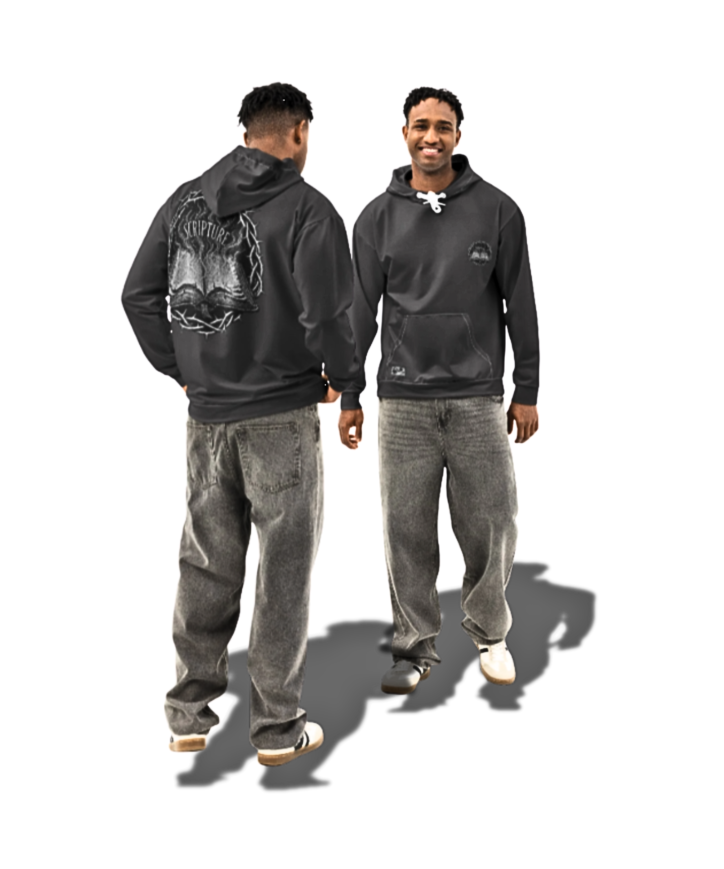 Unisex Cotton Scripture Hoodie