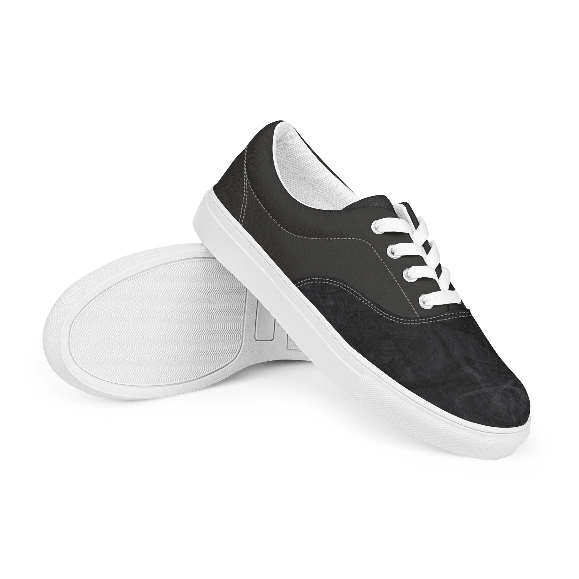 Men’s Lace-Up Praying Canvas Shoes