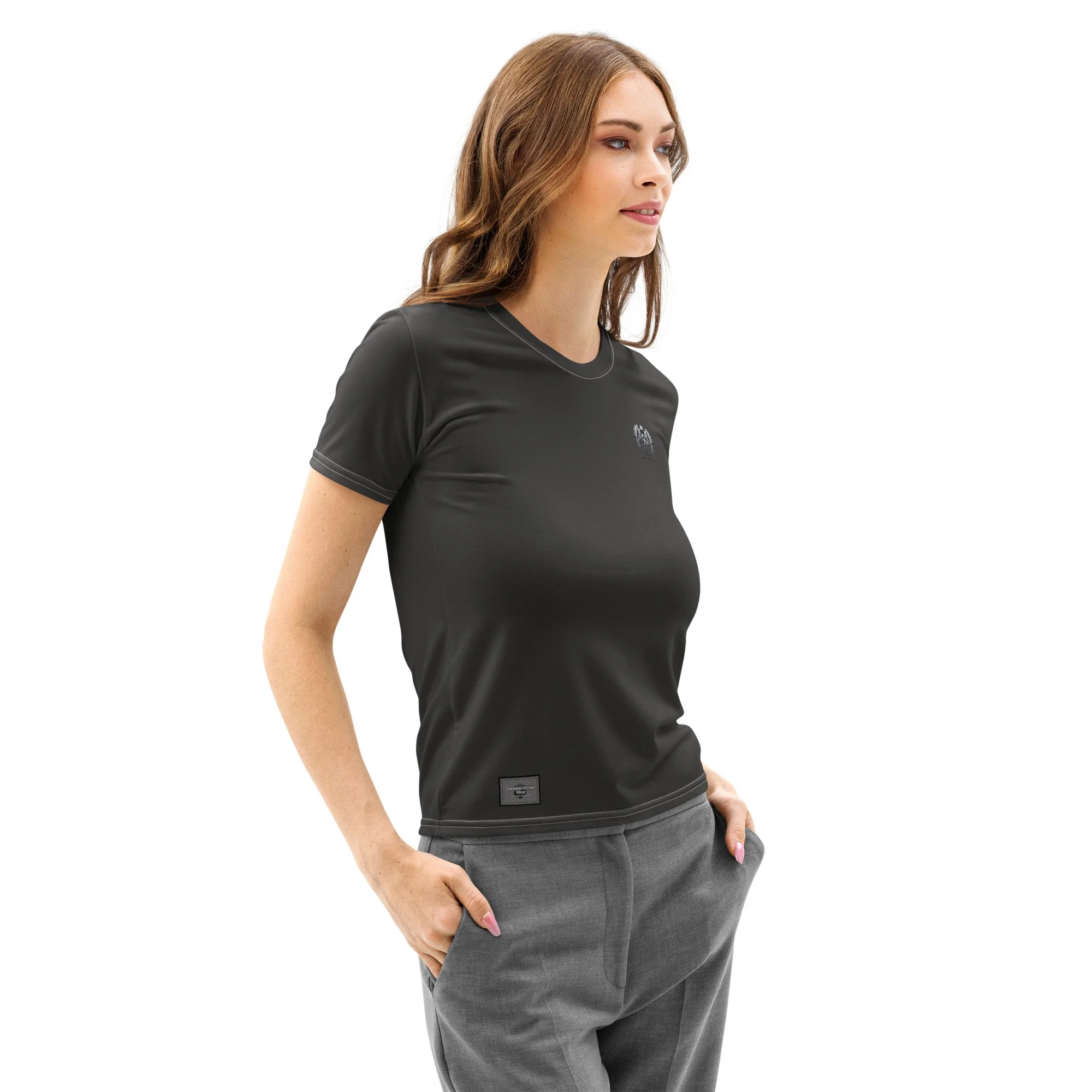 Women’s Cotton Praying Crew Neck T-Shirt