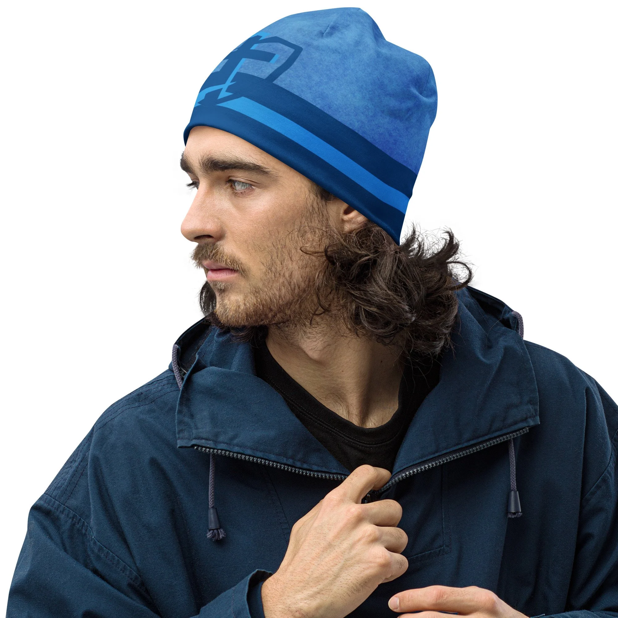 Cross and Shield Beanie