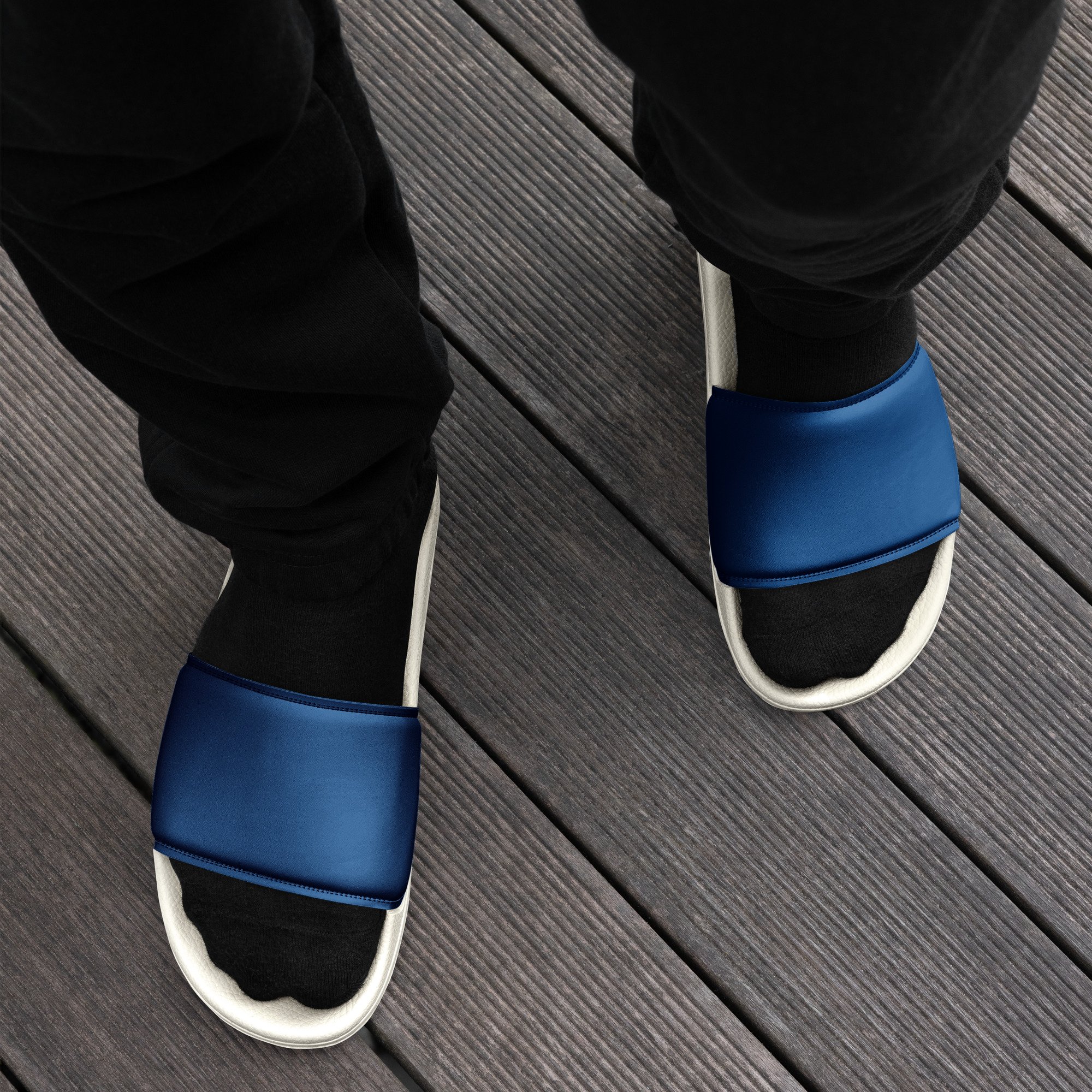 Men’s Cross and Shield Slides