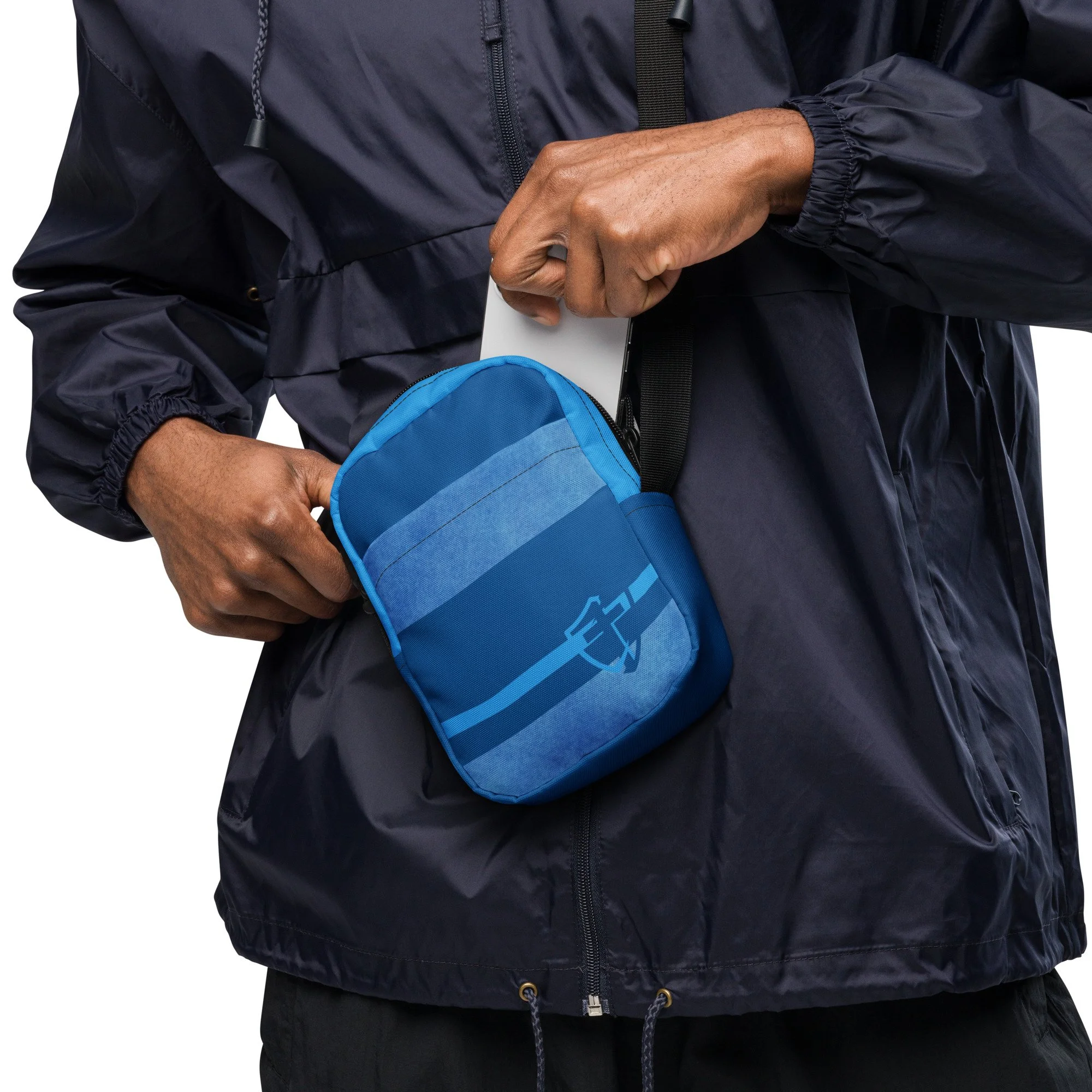 Cross and Shield Utility Crossbody Bag