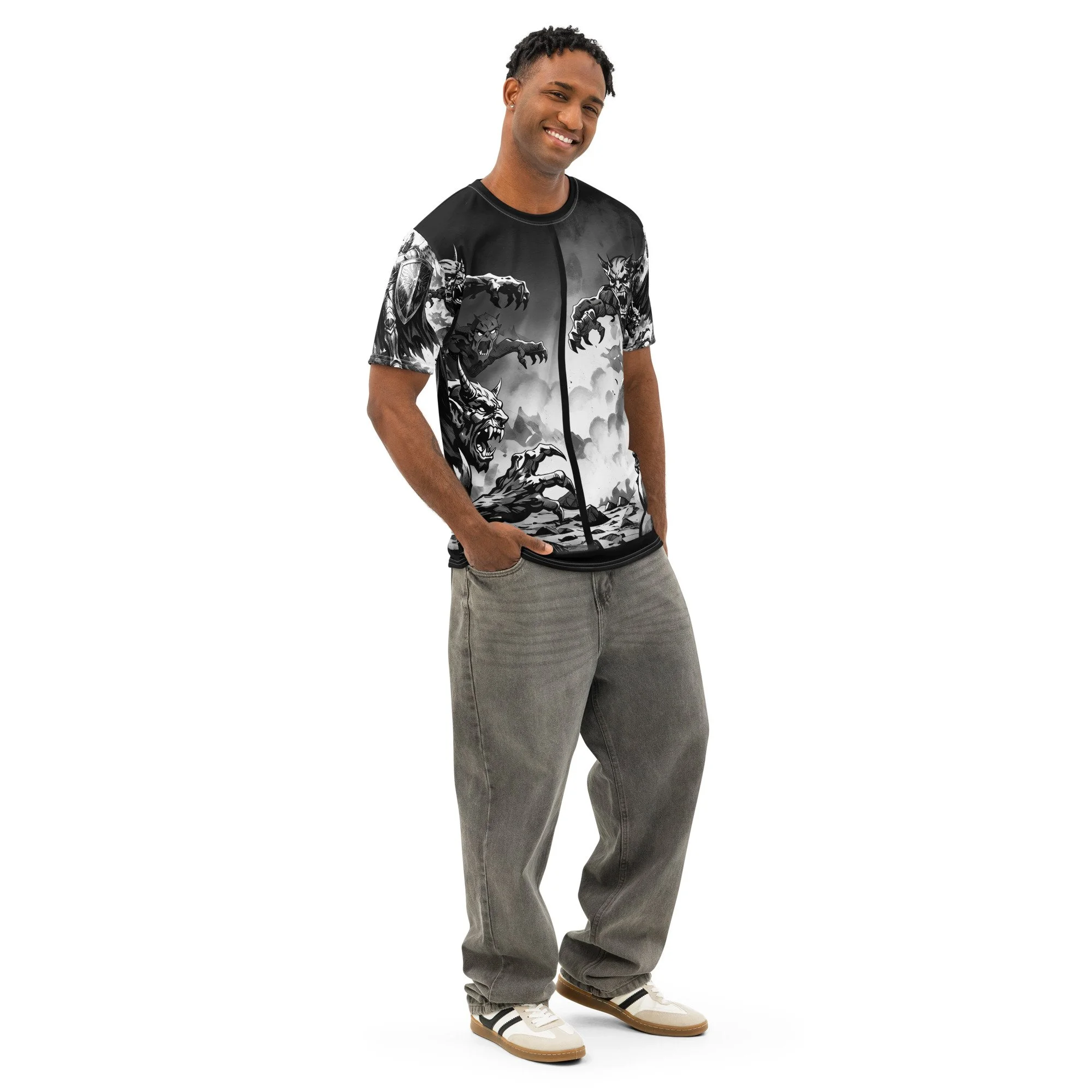 Men’s Cotton Angel Crew Neck T-Shirt