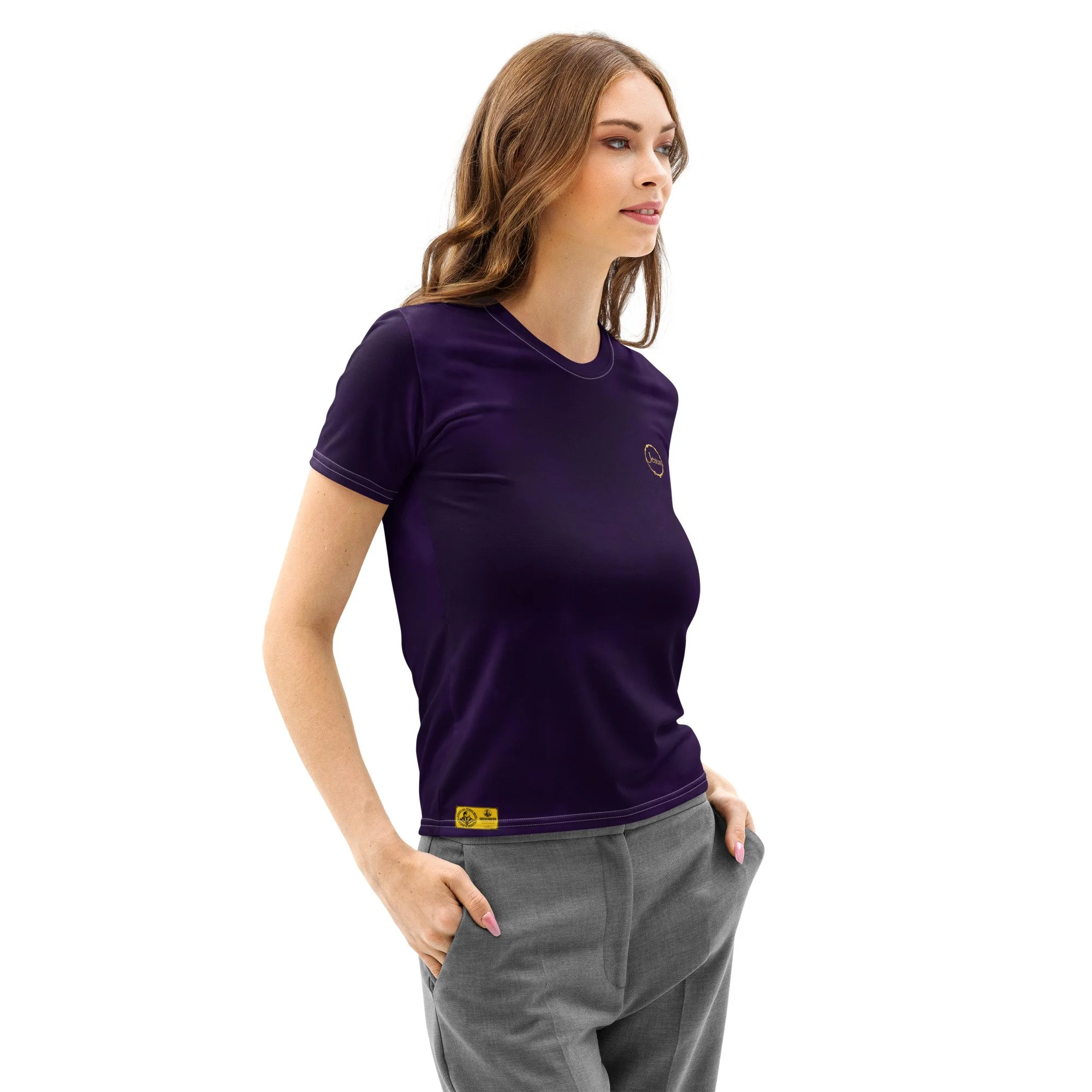 Women’s Cotton Jesus Crew Neck T-Shirt