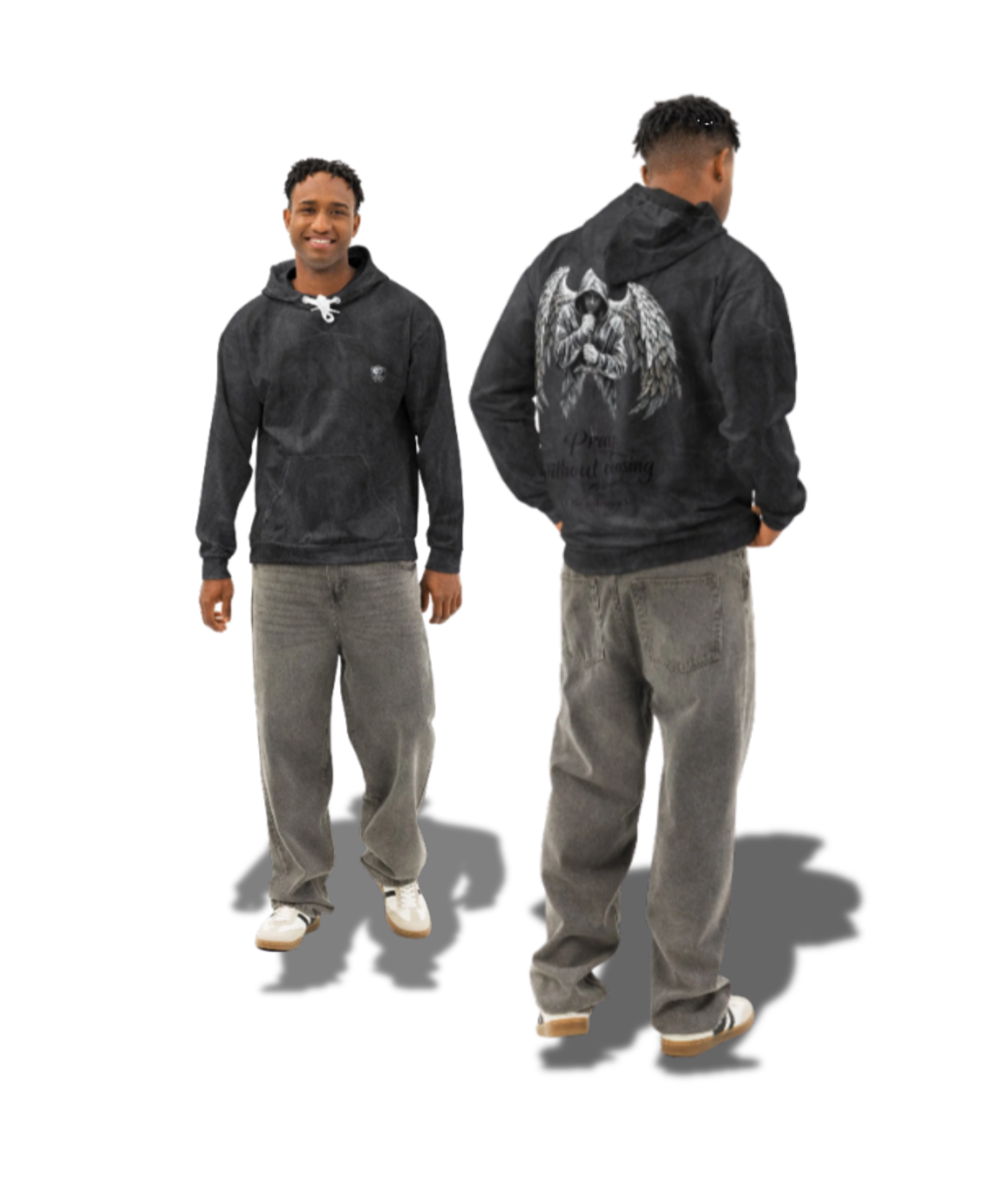 Unisex Praying Cotton Hoodie