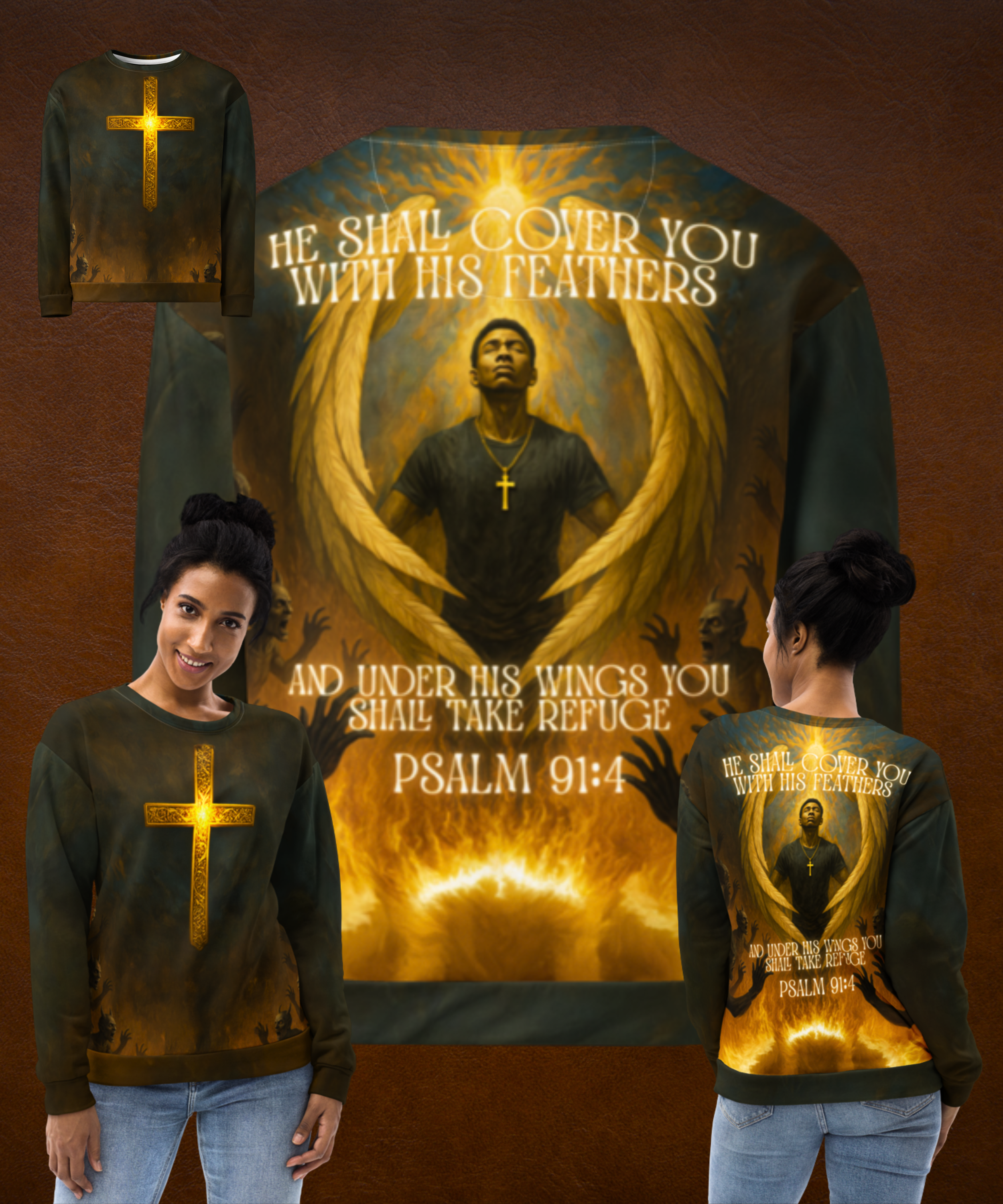 Psalm 91:54 Sweatshirt