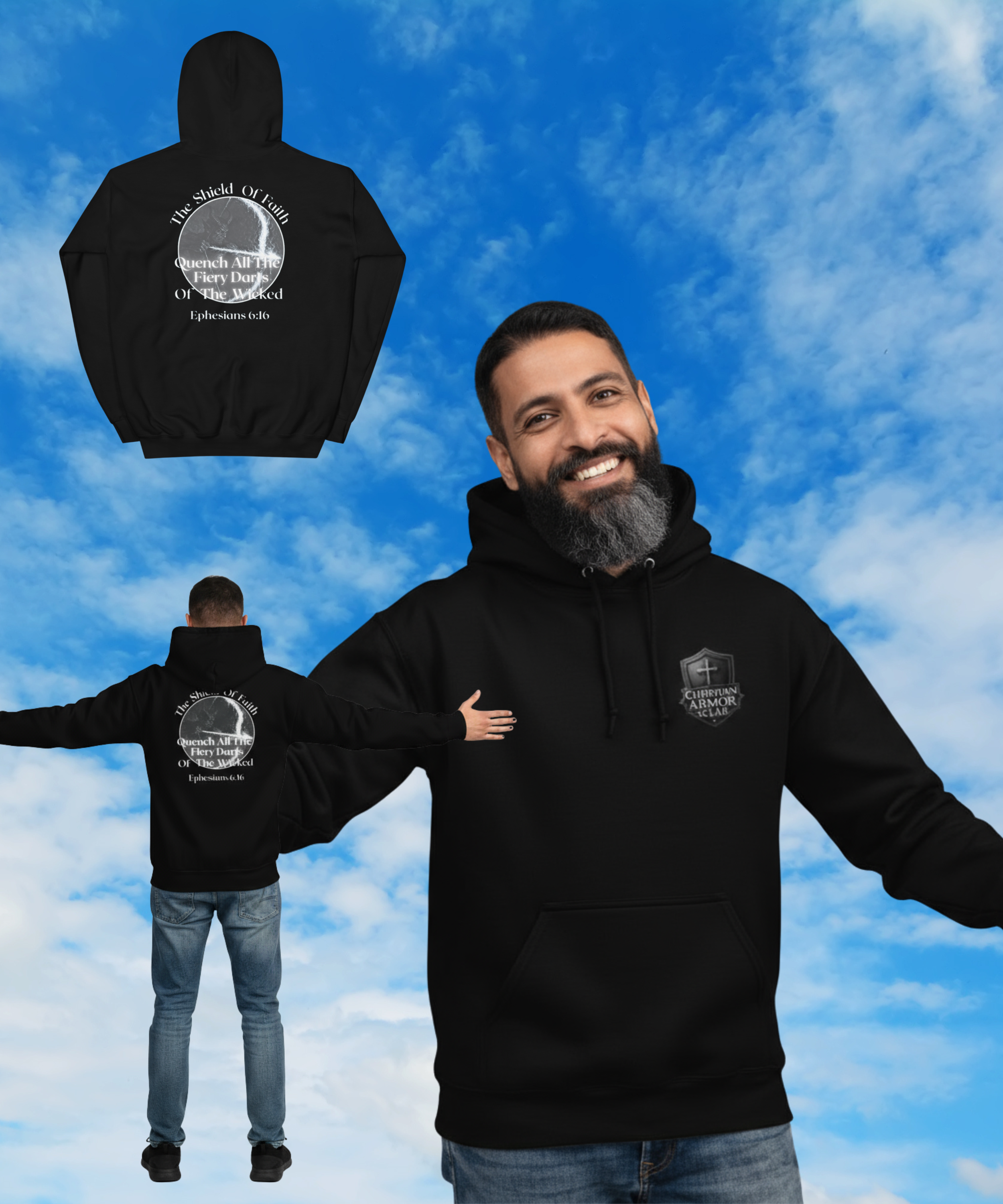 Quench All The Fiery Darts Of The Wicked. Hoodie