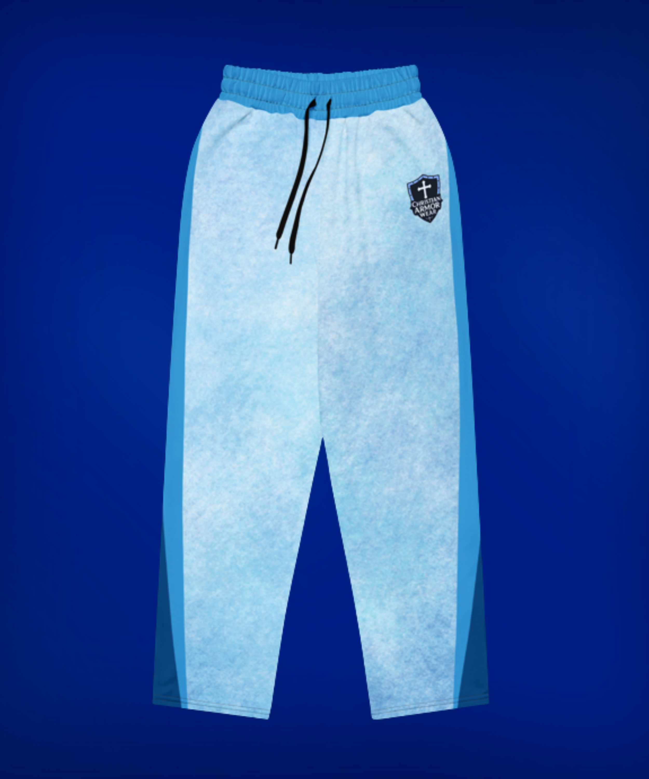 Shield And Cross Wide-Leg Joggers
