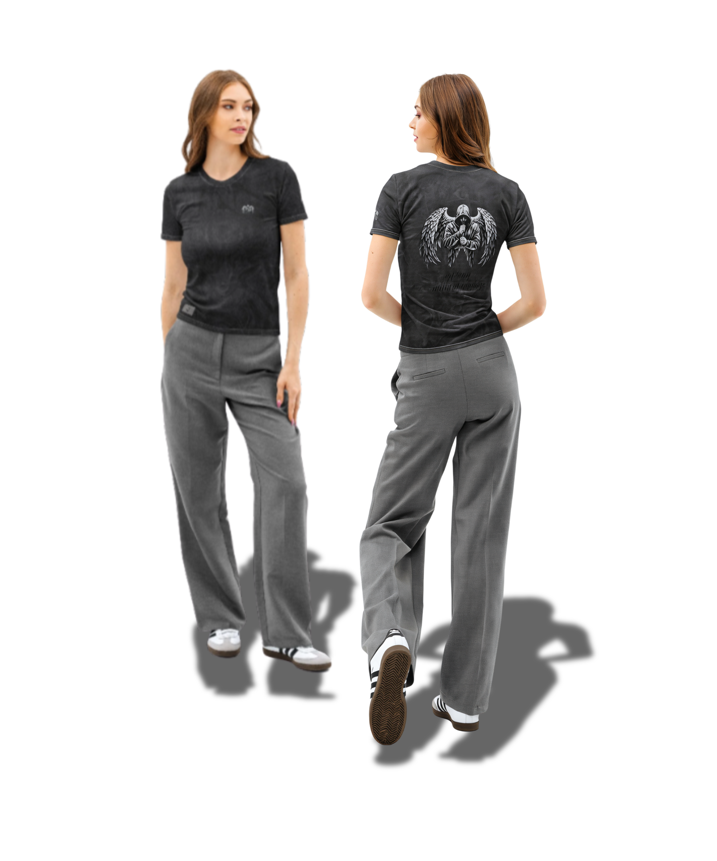 Women’s Cotton Praying Crew Neck T-Shirt