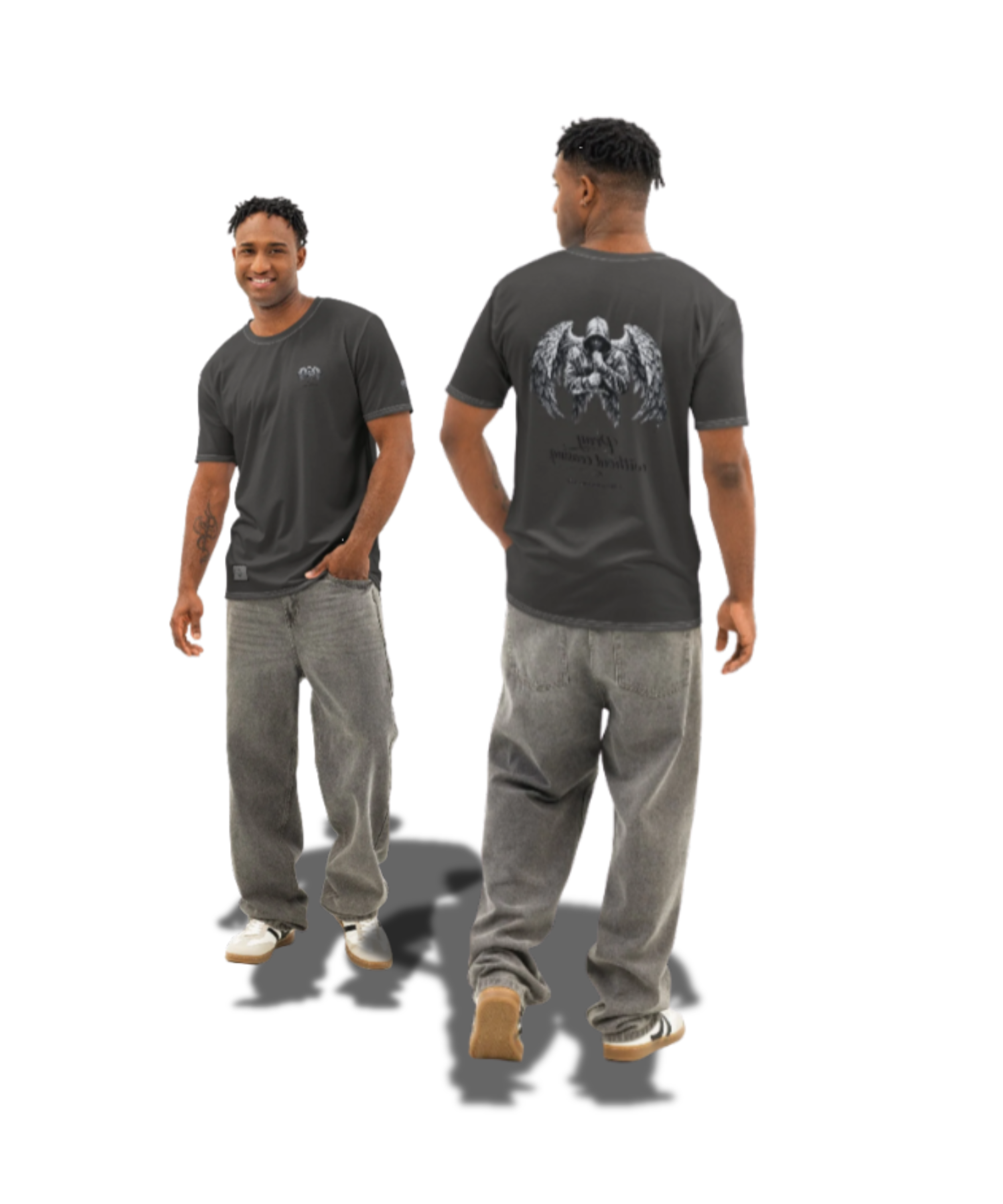 Men’s Cotton Praying Crew Neck T-Shirt
