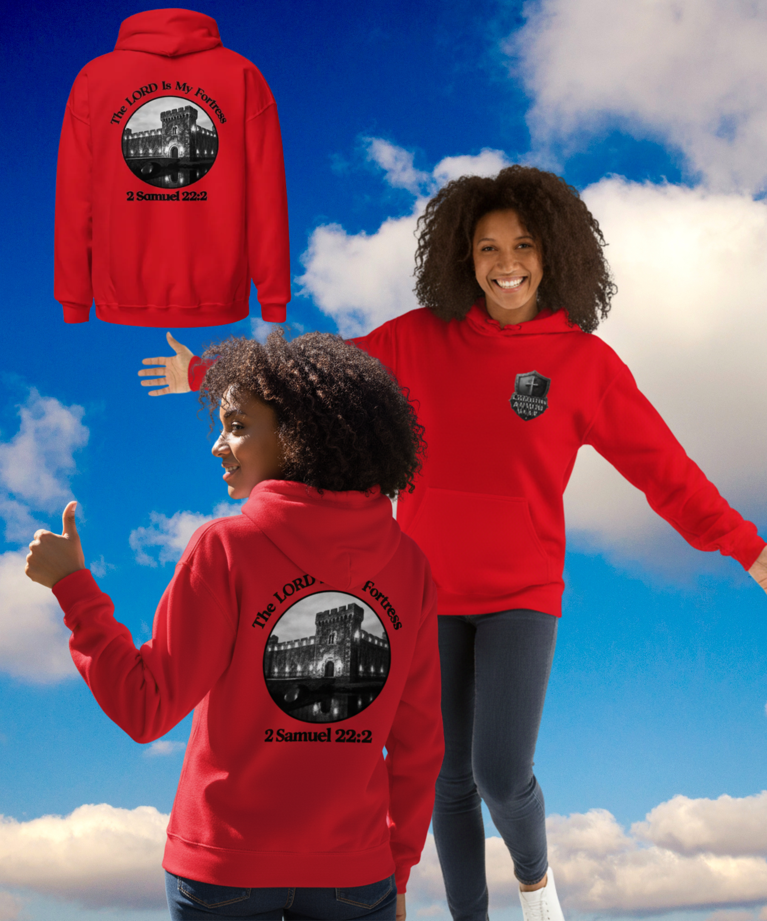 The Lord Is My Fortress, Hoodie
