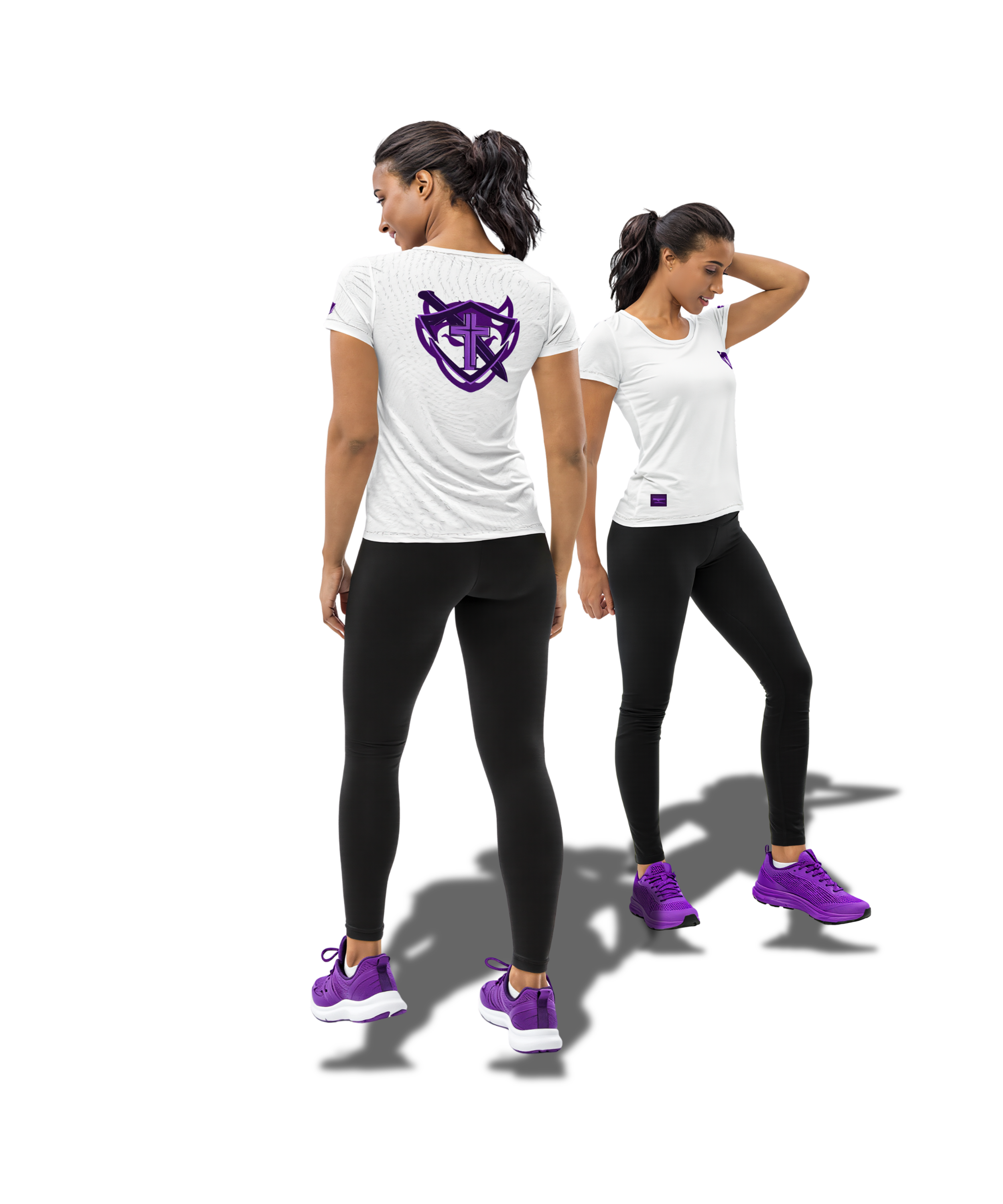 Women's Whole Armor of God Athletic T-Shirt