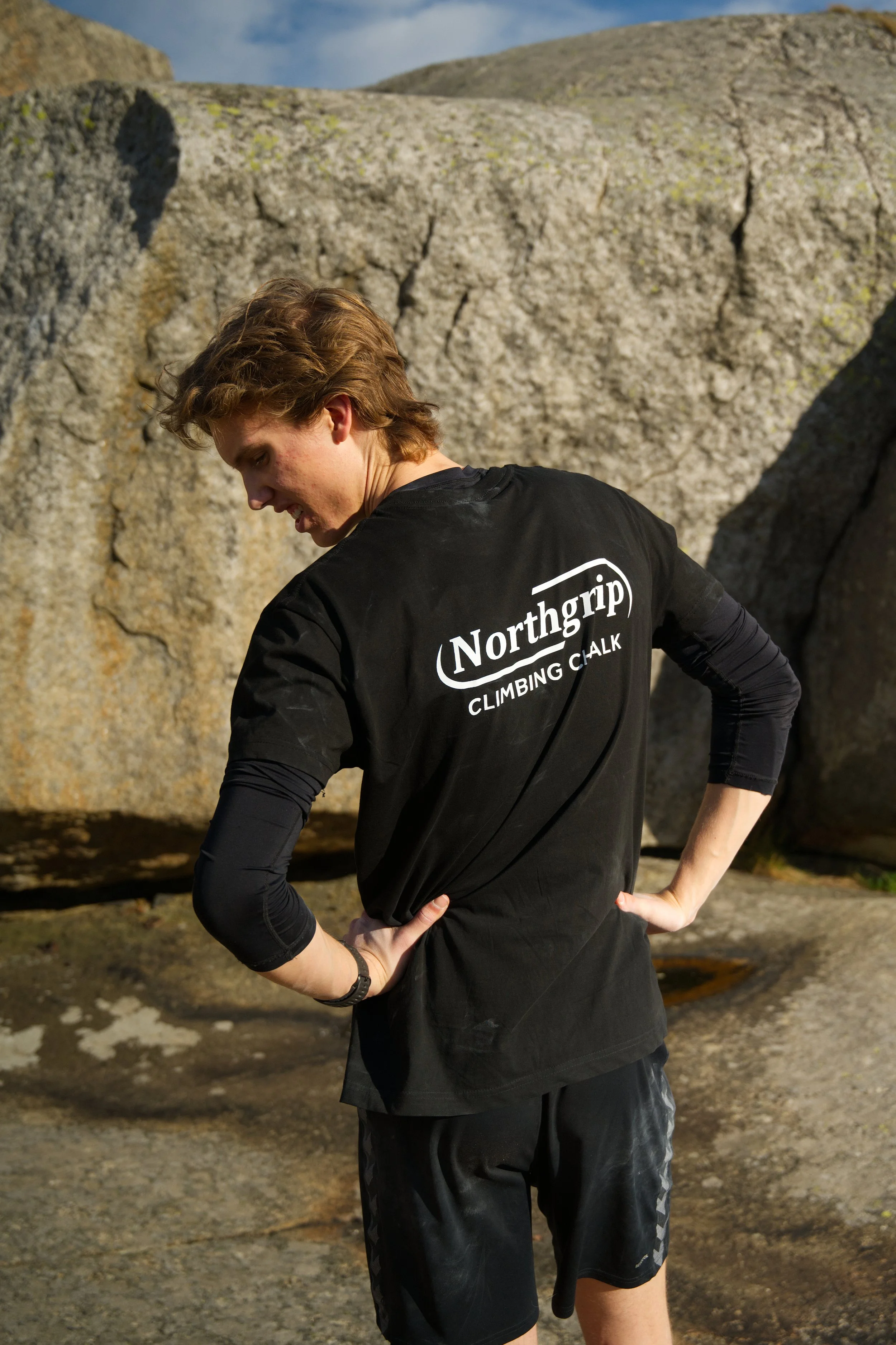 Northgrip T-skjorte Svart