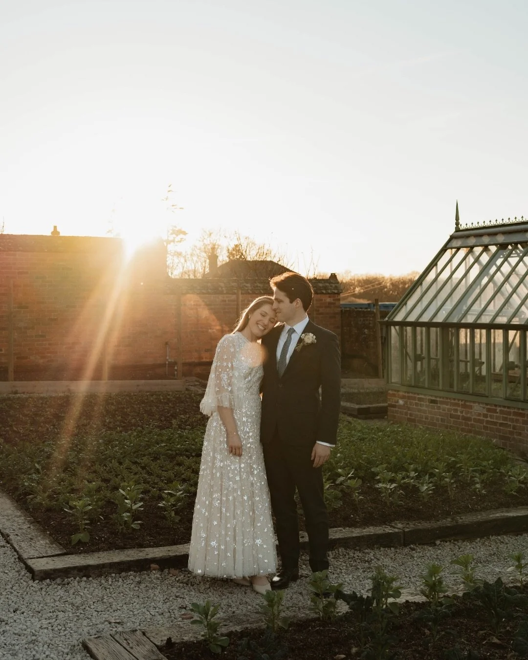 Previews from Rebecca and Charlie&rsquo;s Day 🤍

Rebecca and Charlie had an intimate, relaxed day spent with close friends and family. They ended the day with a candlelit family-style dinner at @the_pig_hotels, New Forest 🌳. 

Dress: @needleandthre