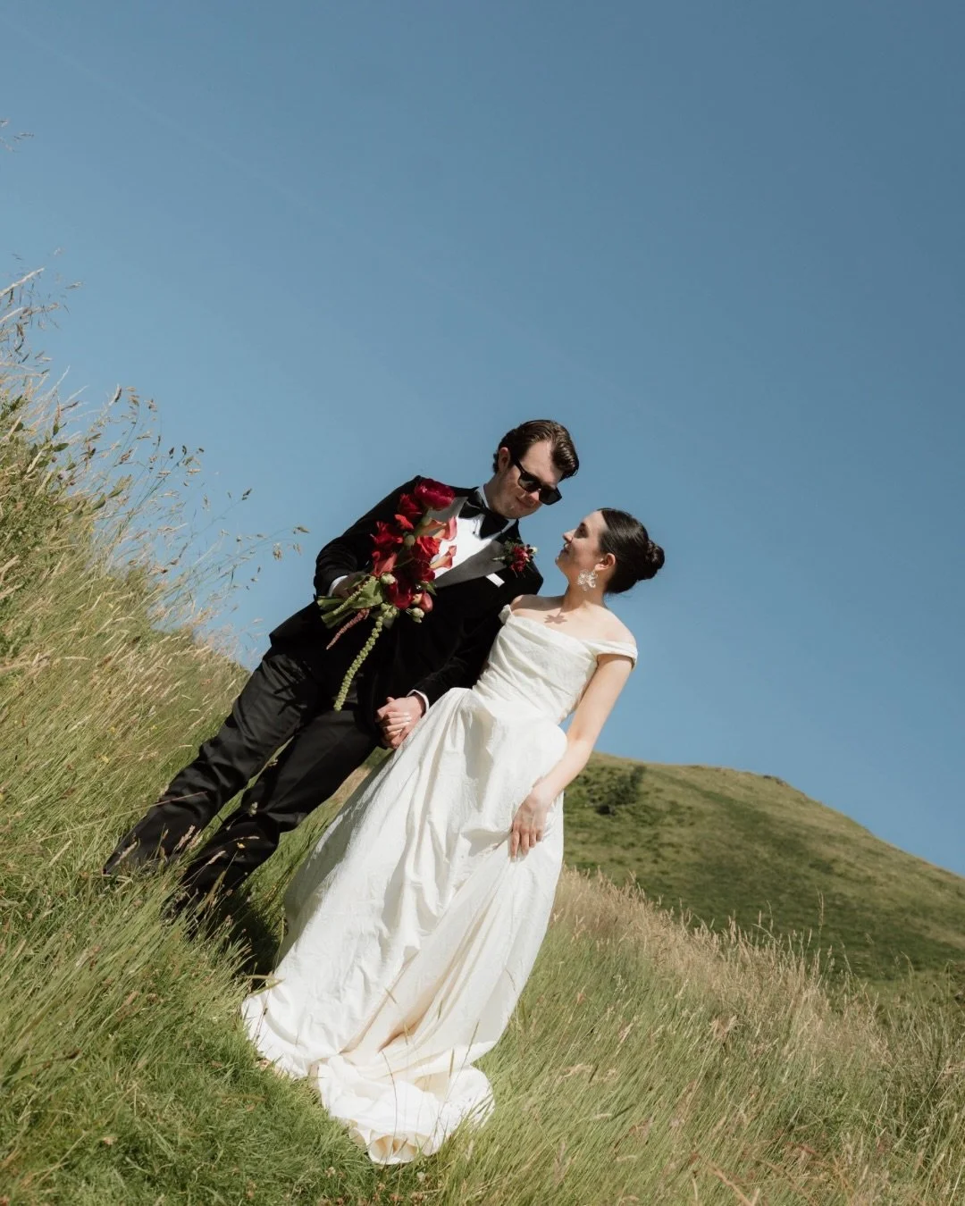 c&amp;m&rsquo;s portraits in mid-july sun ☀️ 

Olivia J Morgan Photography | UK Wedding Photographer 

Venue: @killmartincastle 
Dress: @rouvell_wedding
Hair: @iconhairdressers
Florist: @sianswinton / @bymosscarder
Suit: @boss