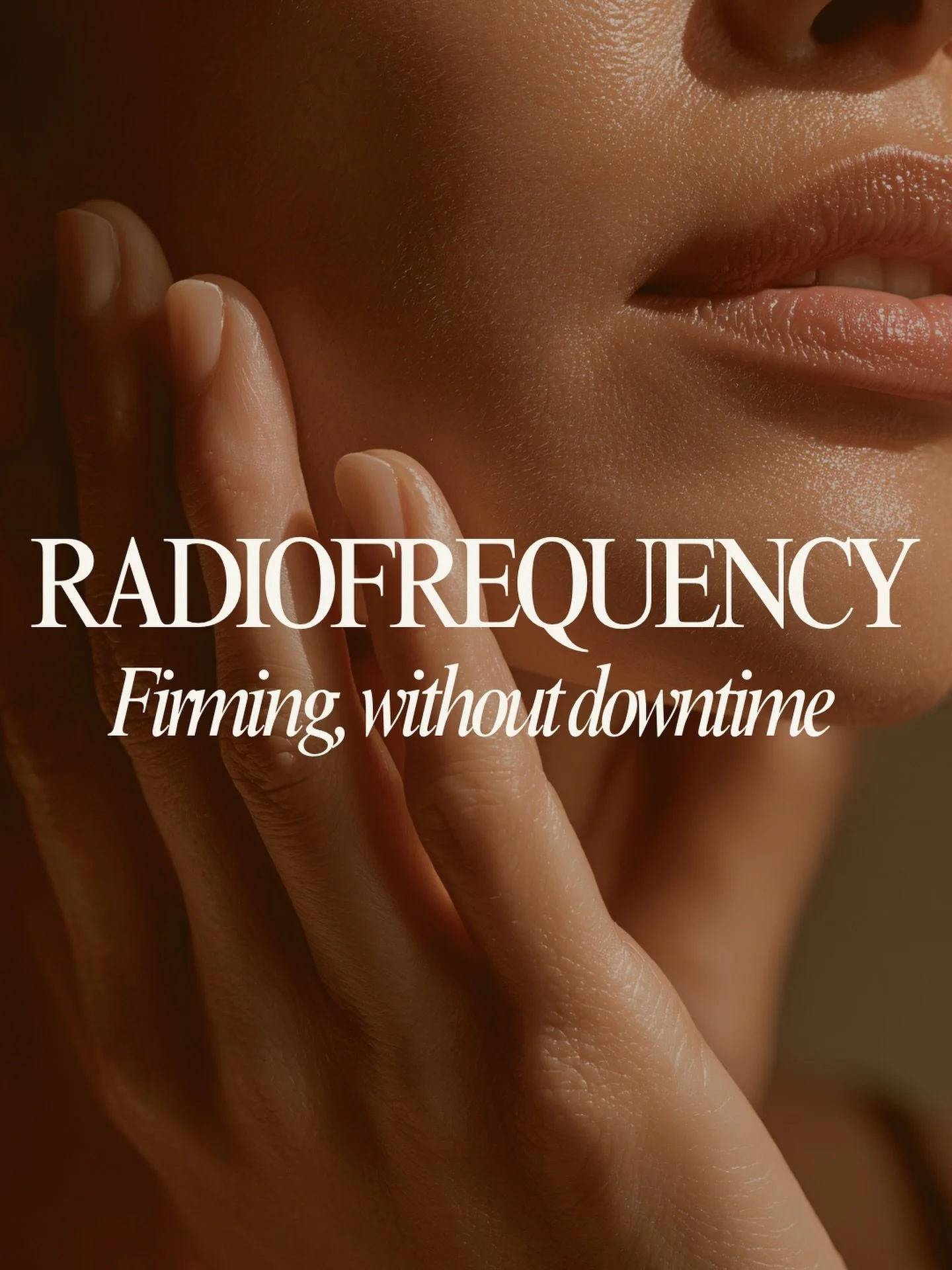 Radiofrequency✨
Firming without downtime

Using the advanced Geneo+ by Pollogen (Lumenis), this treatment delivers tripolar radiofrequency energy deep into the skin to gently heat the dermis- stimulating collagen, elastin and fibroblast activity to t