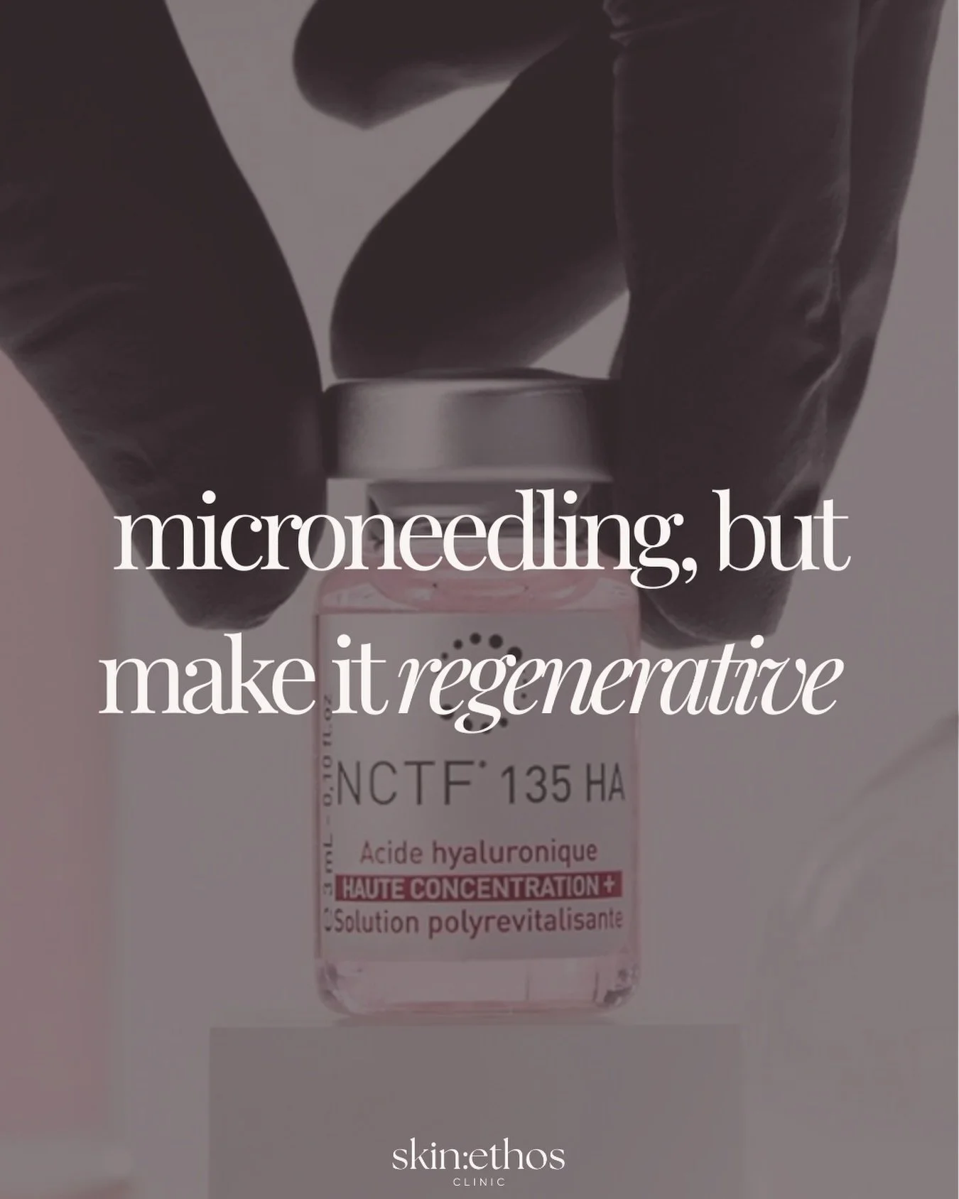 🧬 Introducing Microneedling with NCTF

60 active ingredients. Delivered where your skin needs them most.

NCTF microneedling combines controlled skin stimulation with a multi-corrective complex of 60 essential ingredients- including hyaluronic acid,
