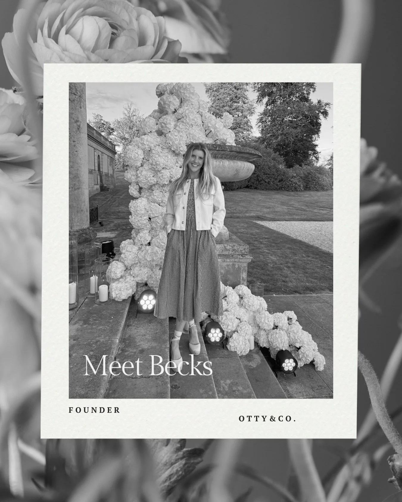 Meet Our Founder &ndash; Becks 🤍

With over a decade of experience in the events industry across the UK and Australia, Becks has worked her magic in styling weddings and events at luxury experiences. Her passion for creating unforgettable experience