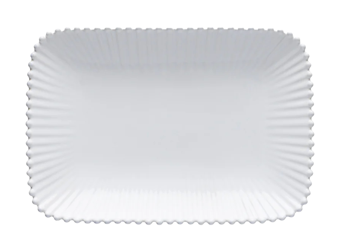 White Pearl Platter Large