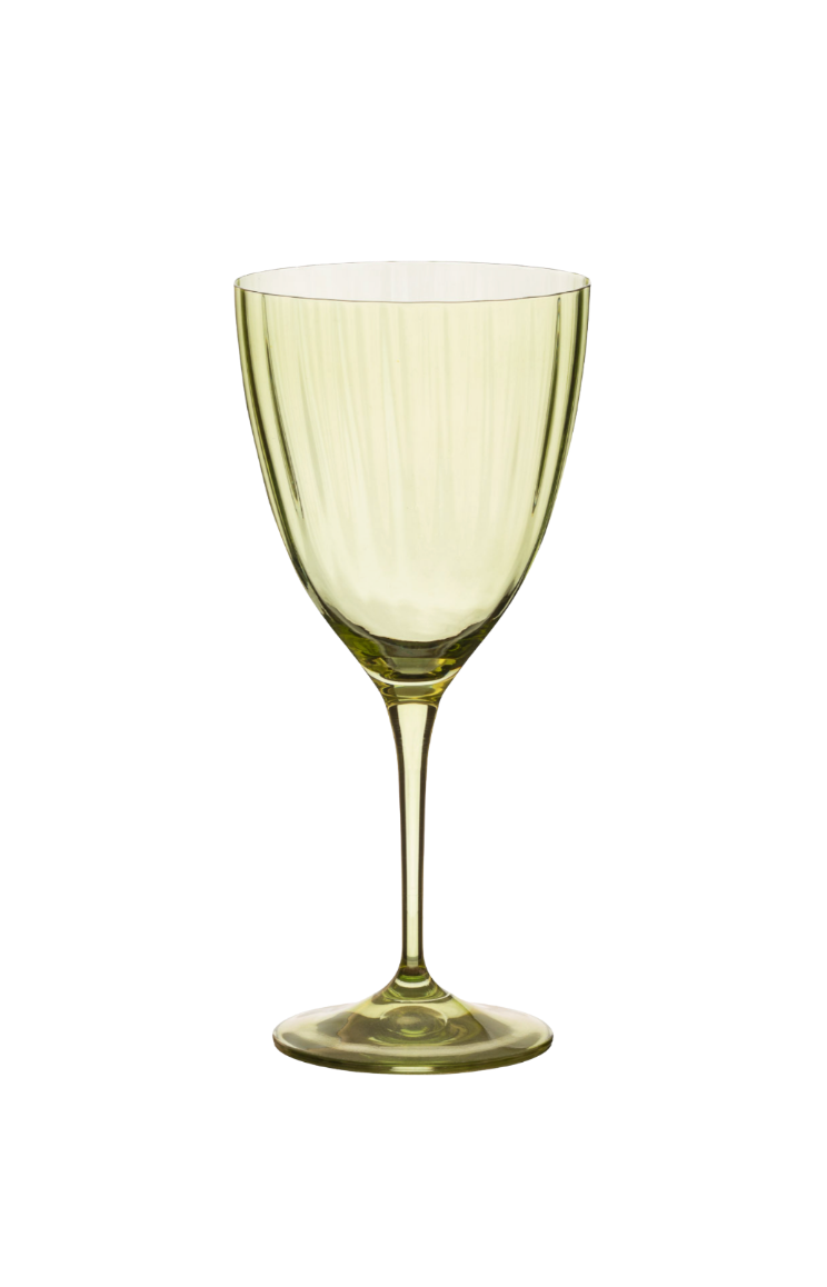 Green Wine Glass