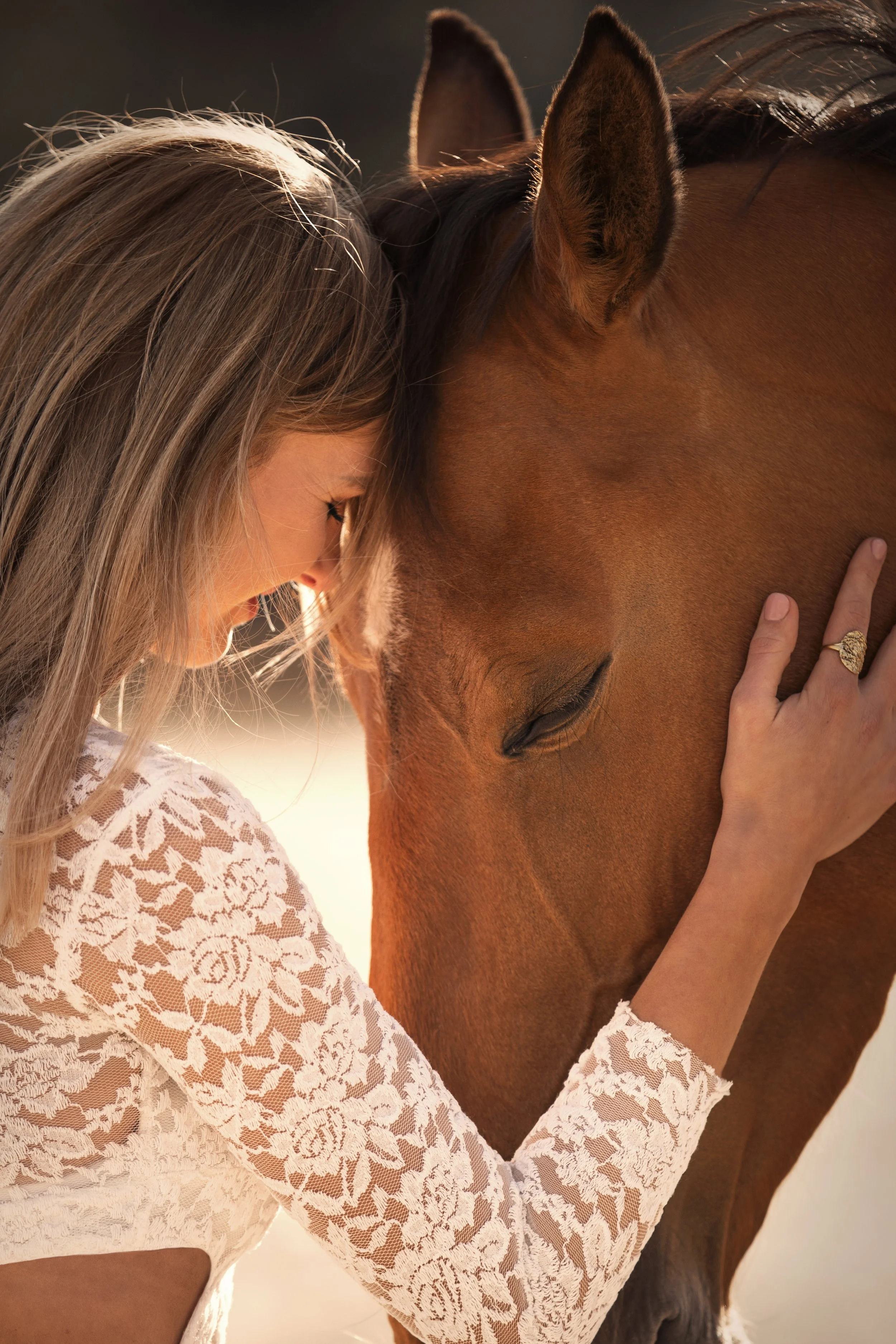 Amazone met haar paard
