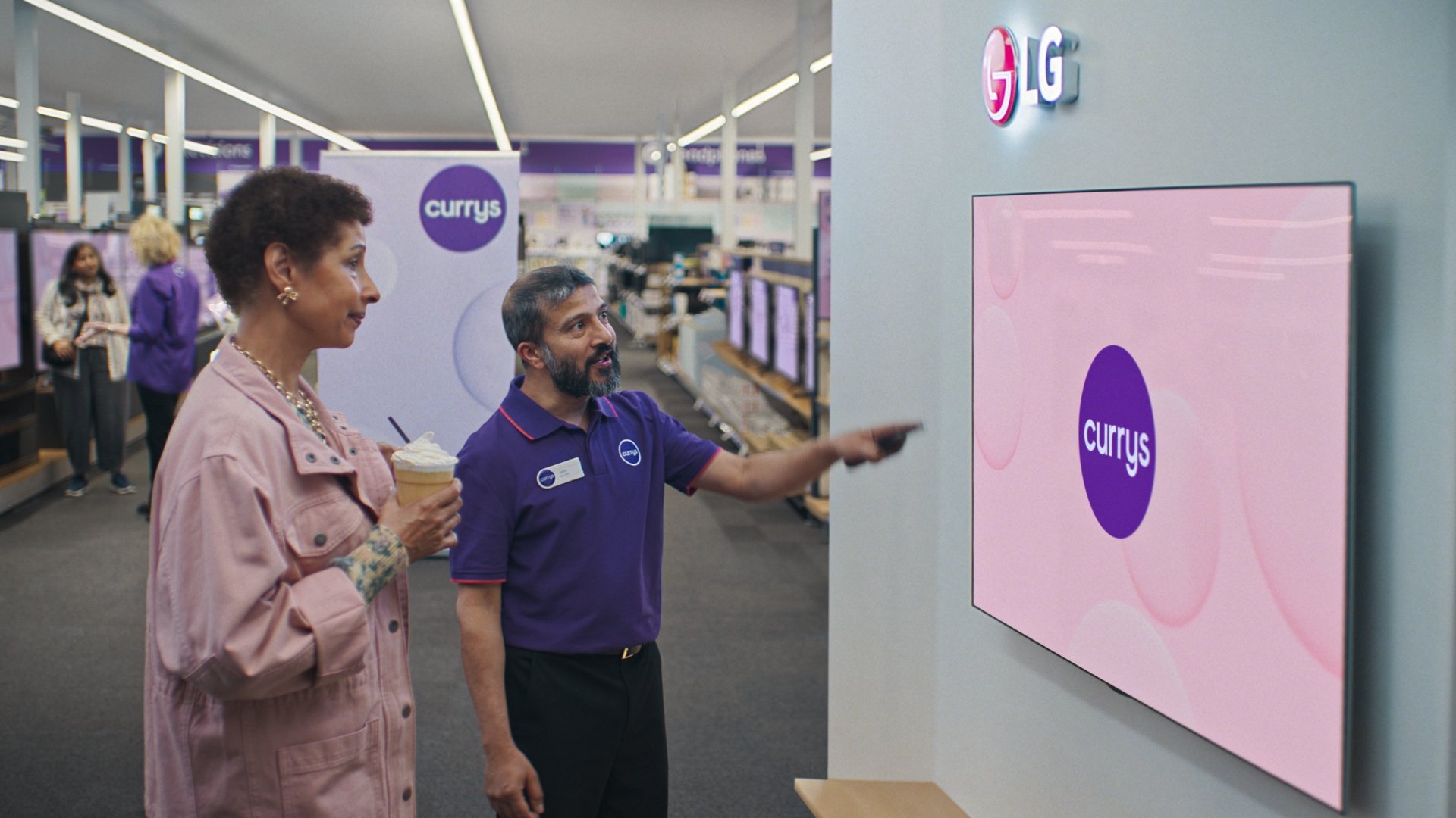 Currys commercial colour grade DaVinci Resolve freelance colorist london colourist