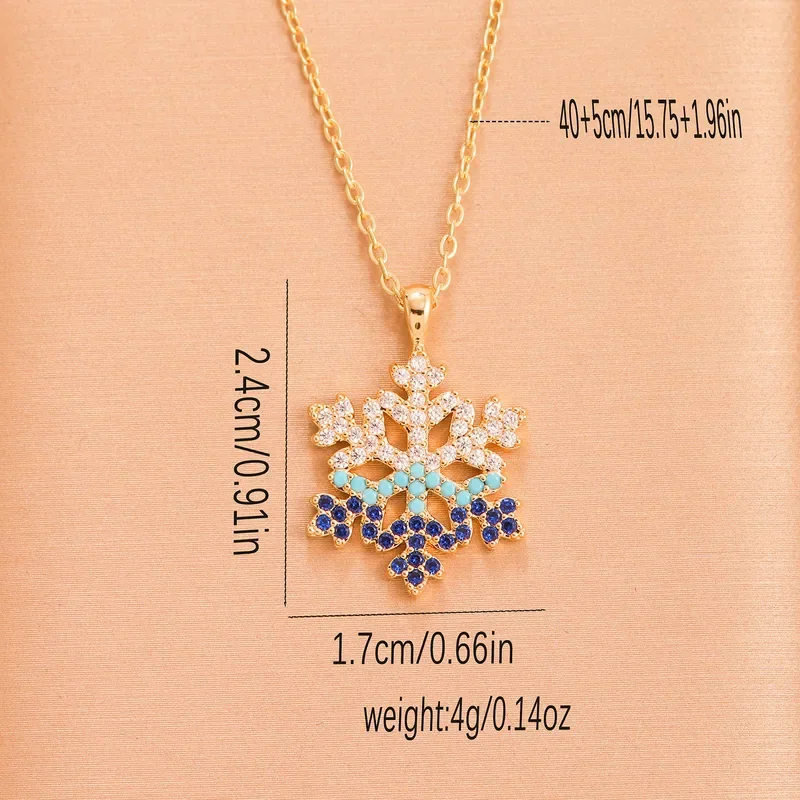 Cha-ne-De-Collier-En-Acier-Inoxydable-Avec-Pendentif-En-Turquoise-Lapis-Lazuli-De-Haute-Qualit-Design-De-Flocon-De-Neige-Durabilit-Et-Solide-5 u.webp