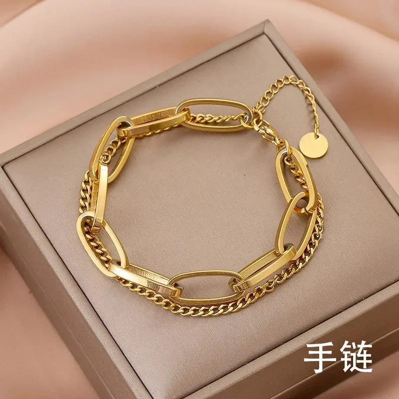 Bracelet double chaine