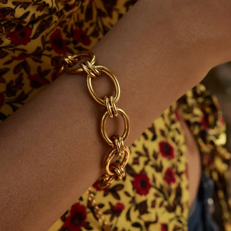 bracelet chaine de câble