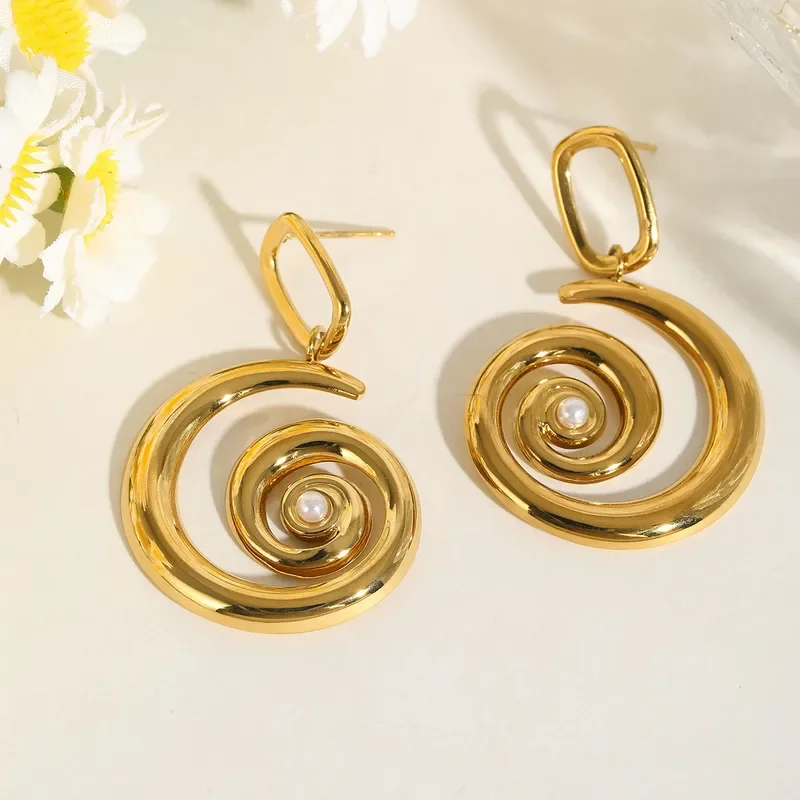 boucle d'oreilles spirale