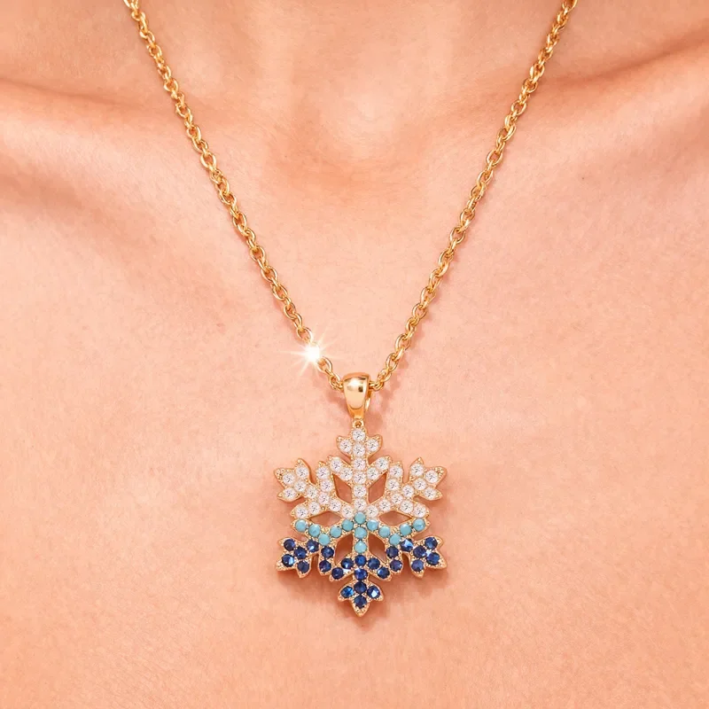 Collier flocon de neige