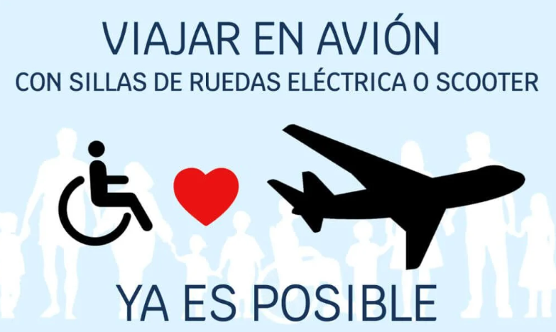 VIAJAR EN AVIÓN CON SILLA DE RUEDAS ELÉCTRICAGUÍA PARA VIAJAR EN AVIÓN CON SILLA DE RUEDAS ELÉCTRICA O SCOOTER ELÉCTRICO
