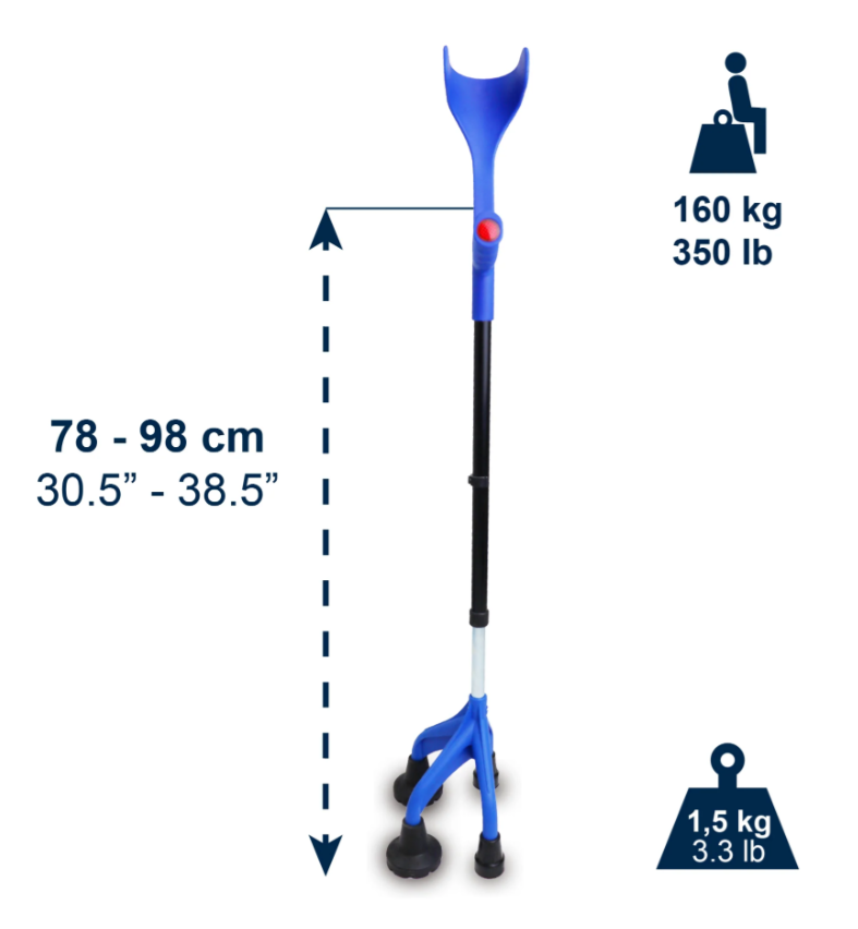 Muleta de Cuatro Patas Negra, Muleta para Personas con Parkinson, Fabricada en España4.png