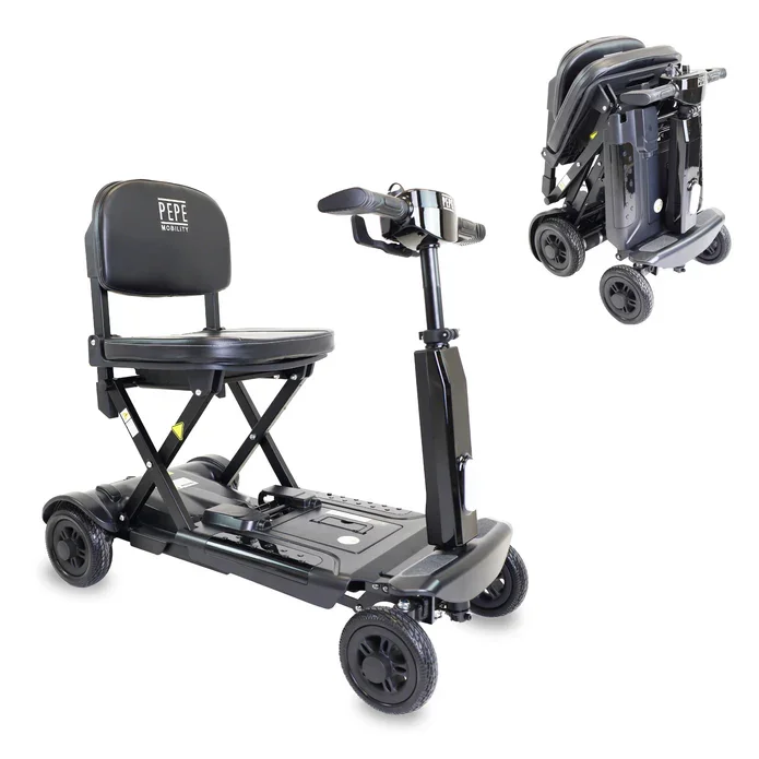 Scooter Eléctrico Plegable para Adultos Negro