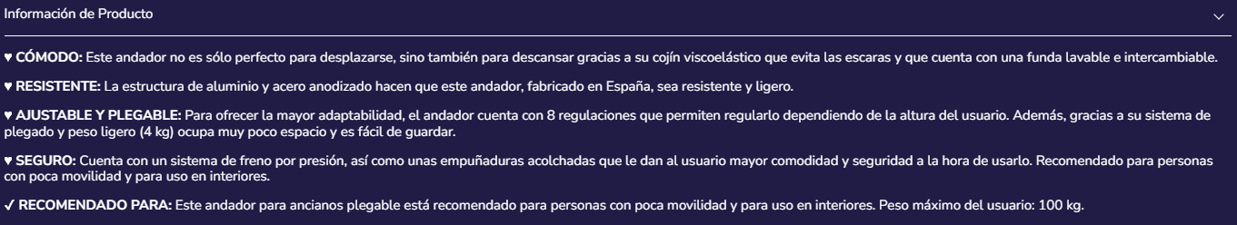 Andador Adultos con 2 Ruedas 2 taco