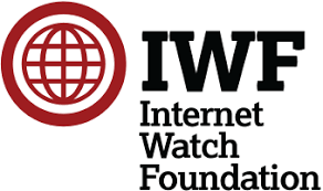 IWF Internet Watch Foundation logo with a red globe icon and black text.