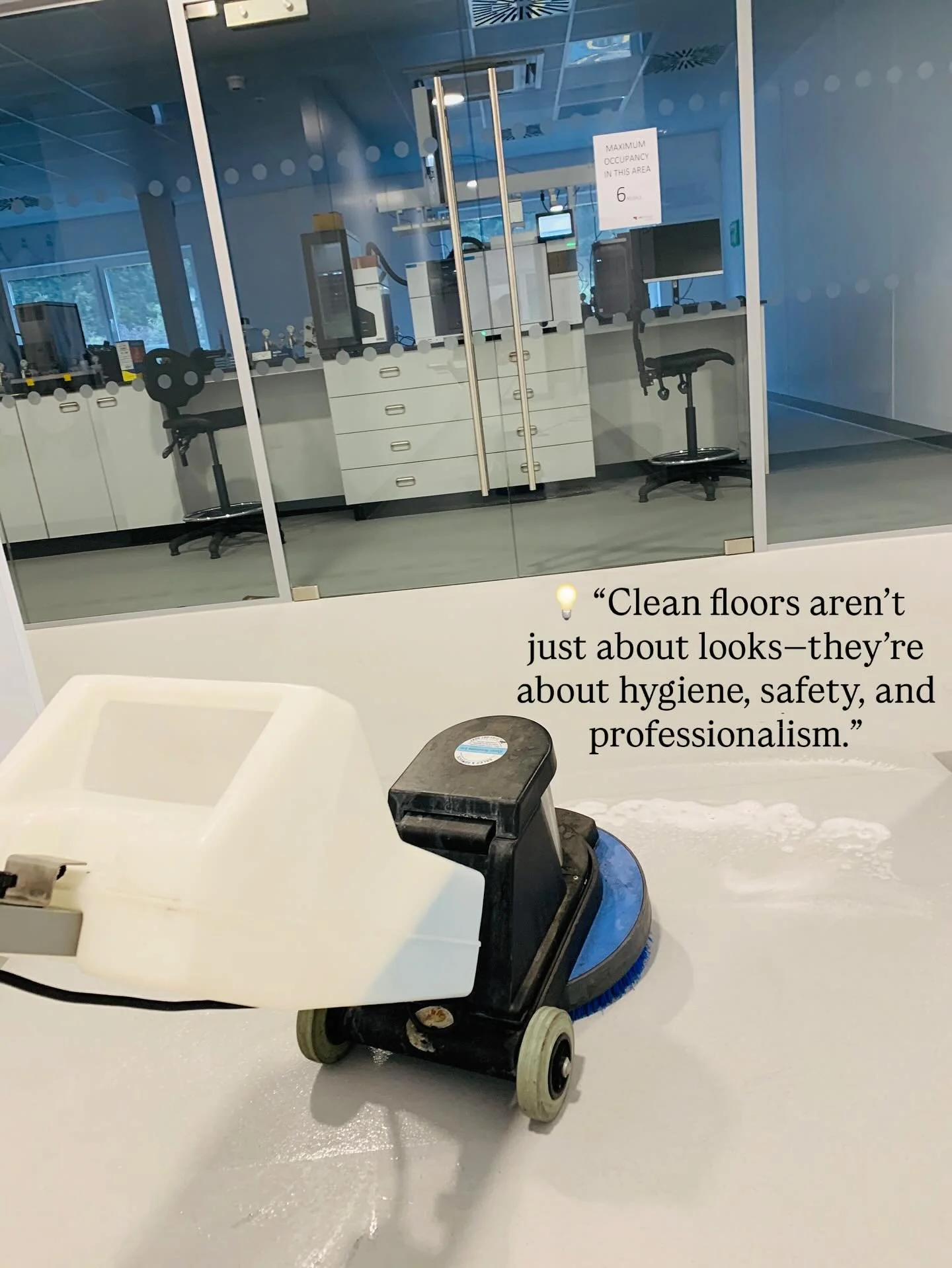 ✨ Bring back the shine! ✨
Our professional hard floor machine cleaning service transforms dull, worn-out office floors into spotless, polished surfaces that impress clients and boost workplace hygiene. 🧼💪

✅ Deep cleaning that mops can&rsquo;t matc