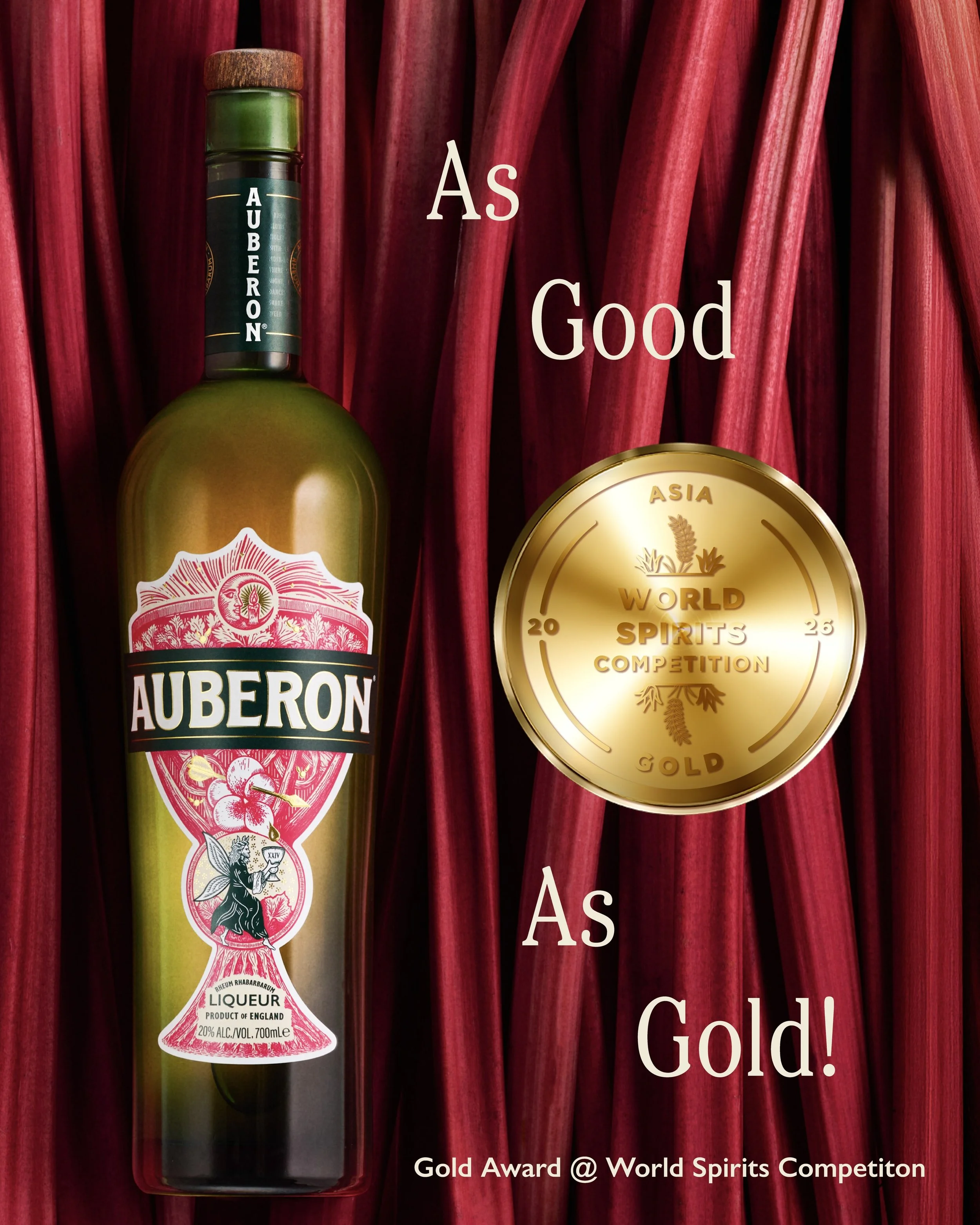 GOLD 🏅

World Spirits Competition 2026. Yorkshire rhubarb, judged against the best in the world and we come out tops. Thank you @thetastingalliance for judging us so favourably. It gives us great pride to know that we are not the only rhubarb aficio